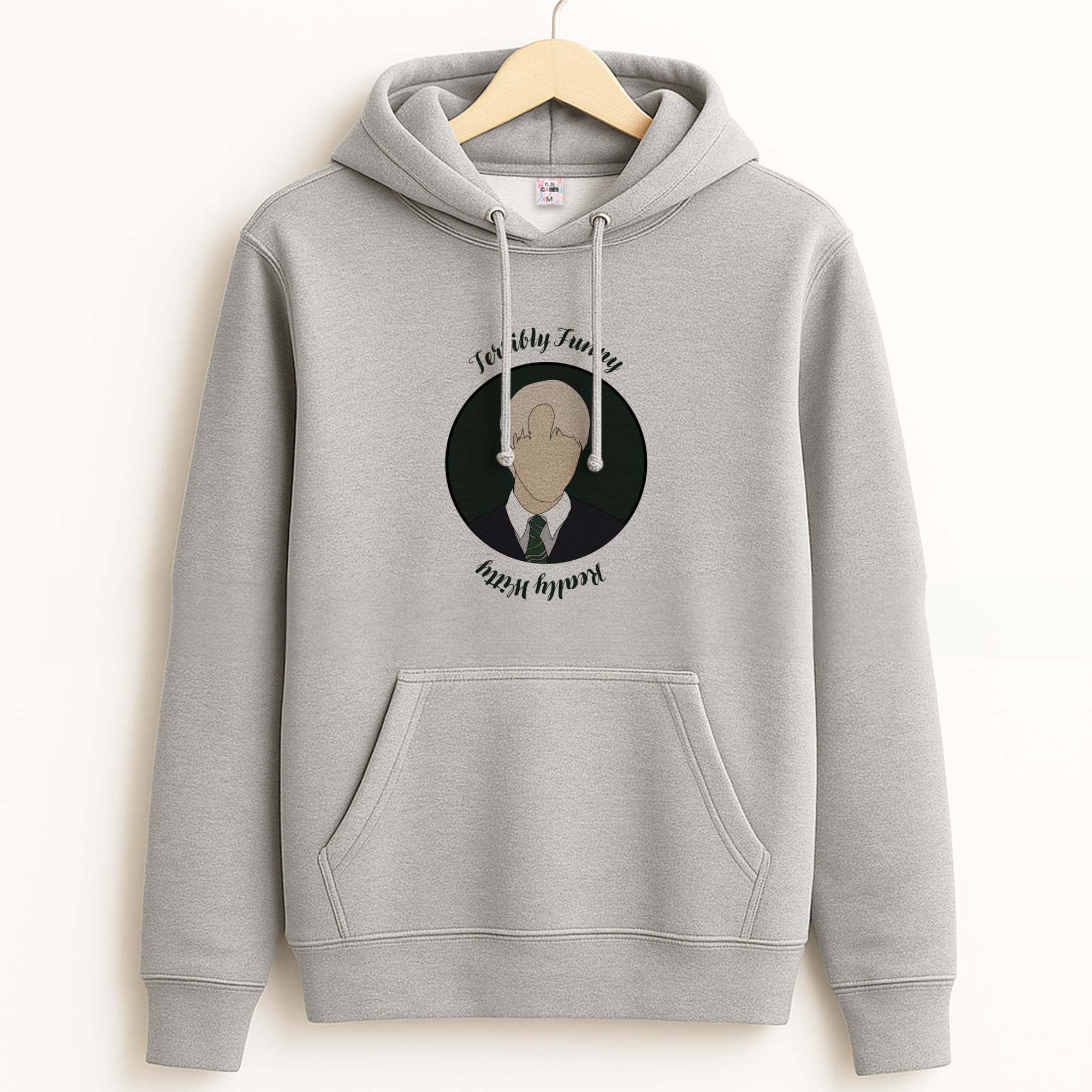 Terribly Funny, Really Witty Draco Malfoy Grey Hoodie