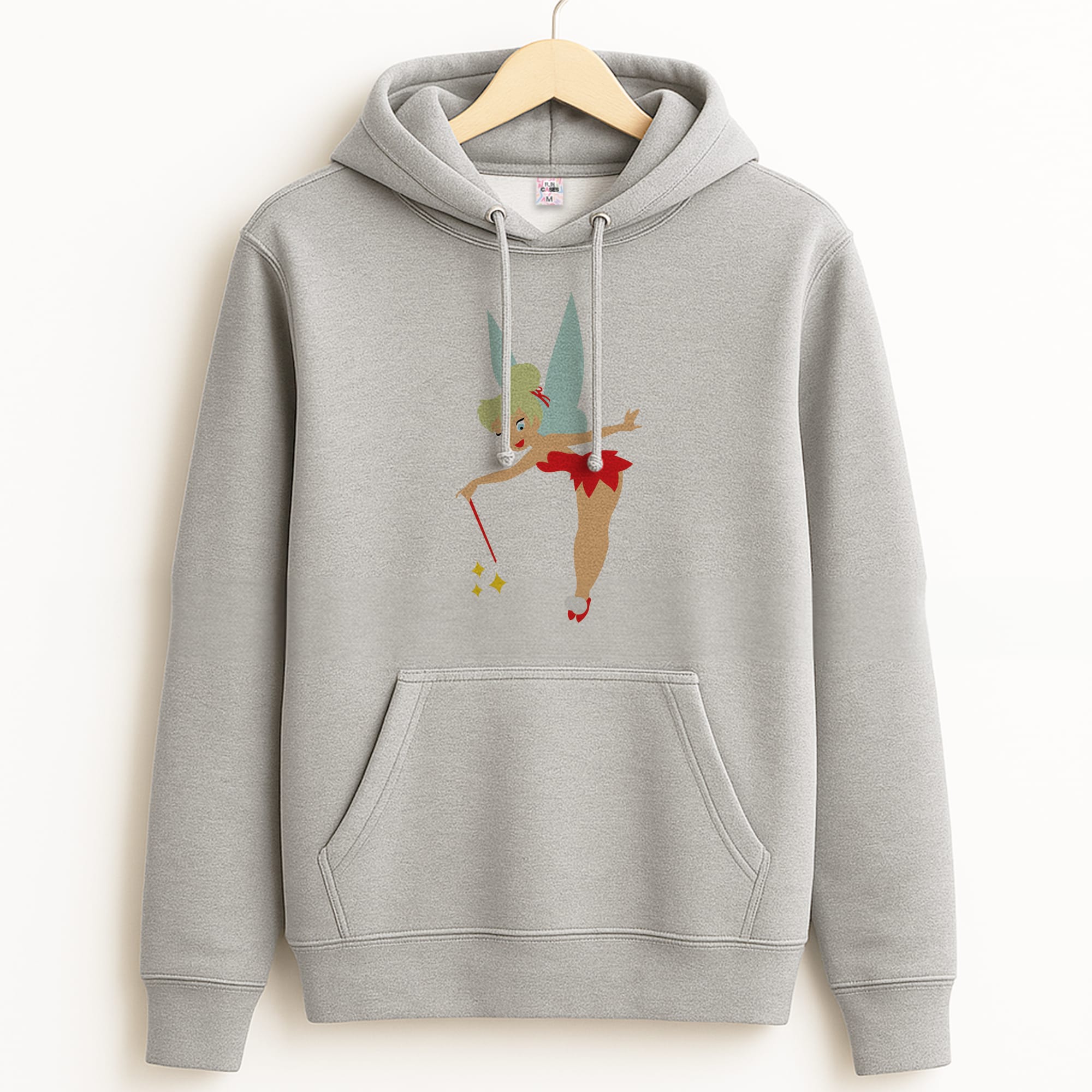 Christmas Tinkerbell Grey Hoodie