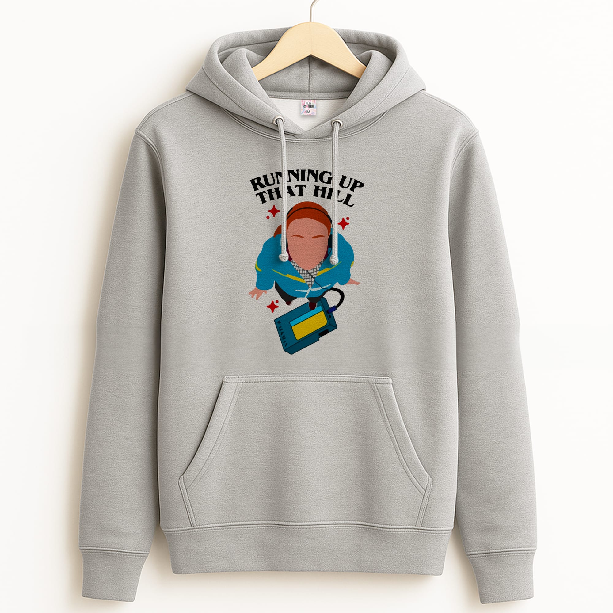 Running Up That Hill Grey Hoodie