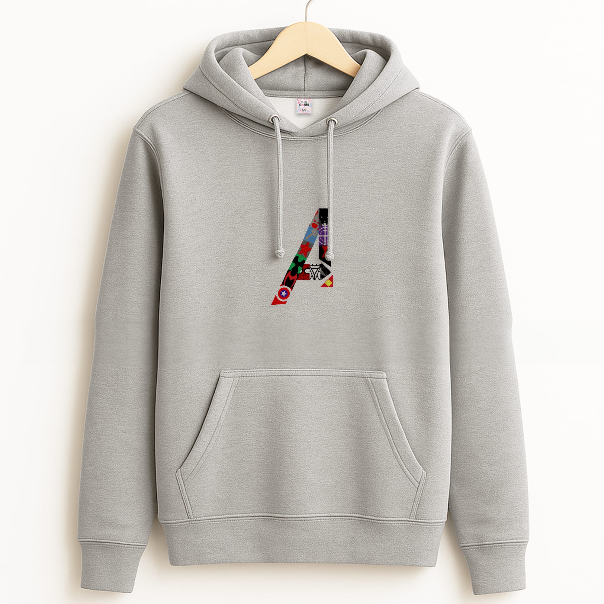 Avengers Logo - Marvel Grey Hoodie