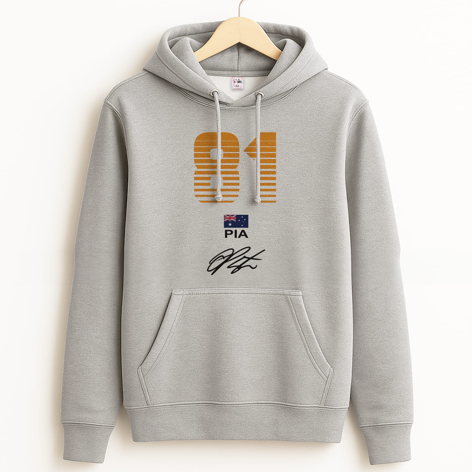 Piastri - F1 Grey Hoodie