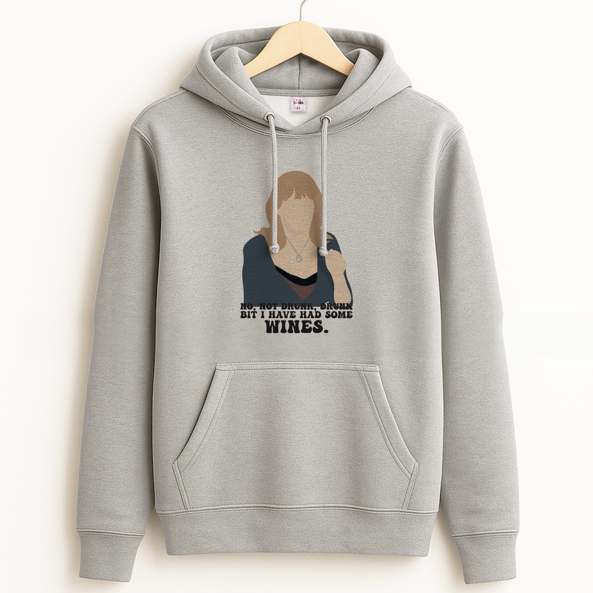 I Have Had Some Wines Grey Hoodie
