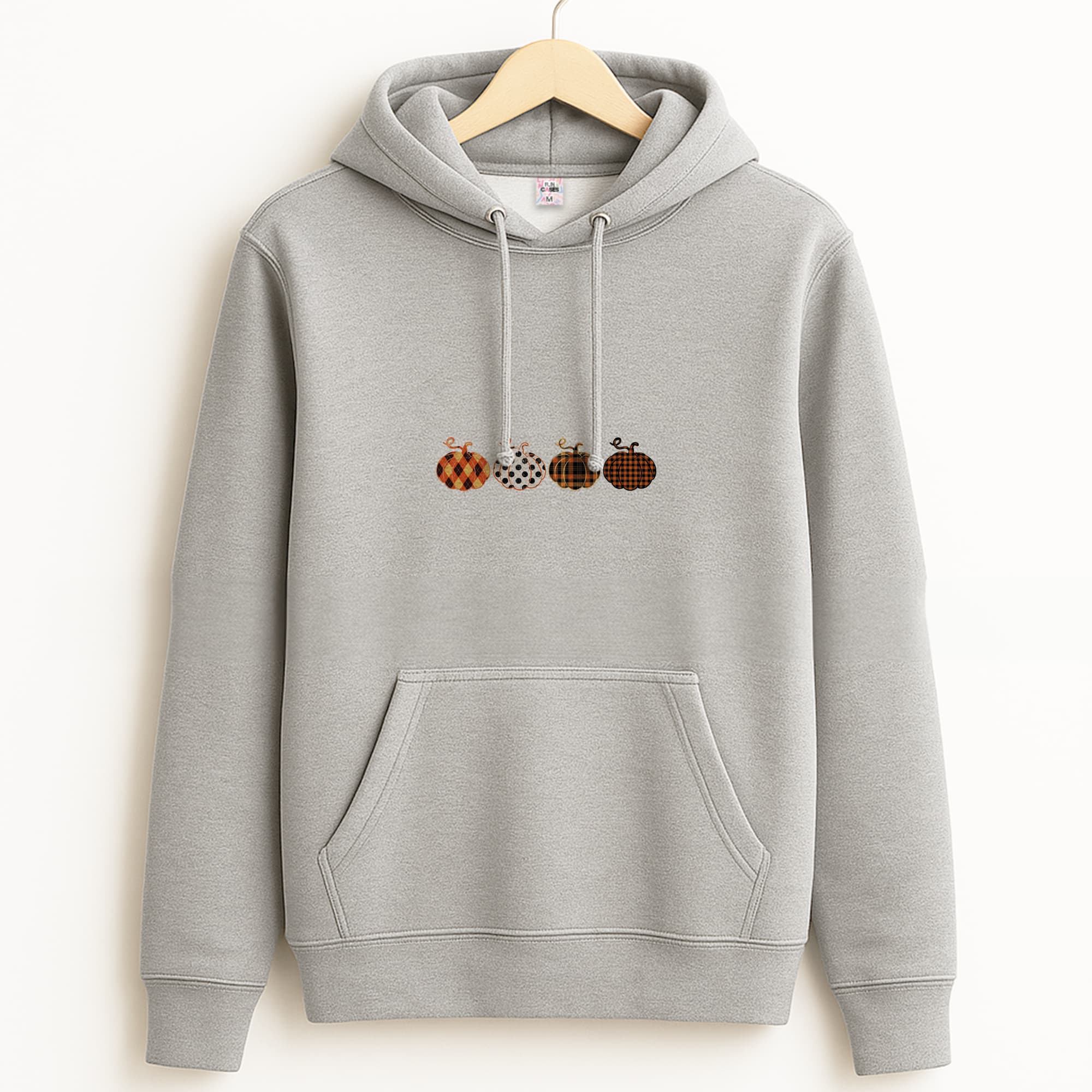 Halloween Pattern 11 Grey Hoodie