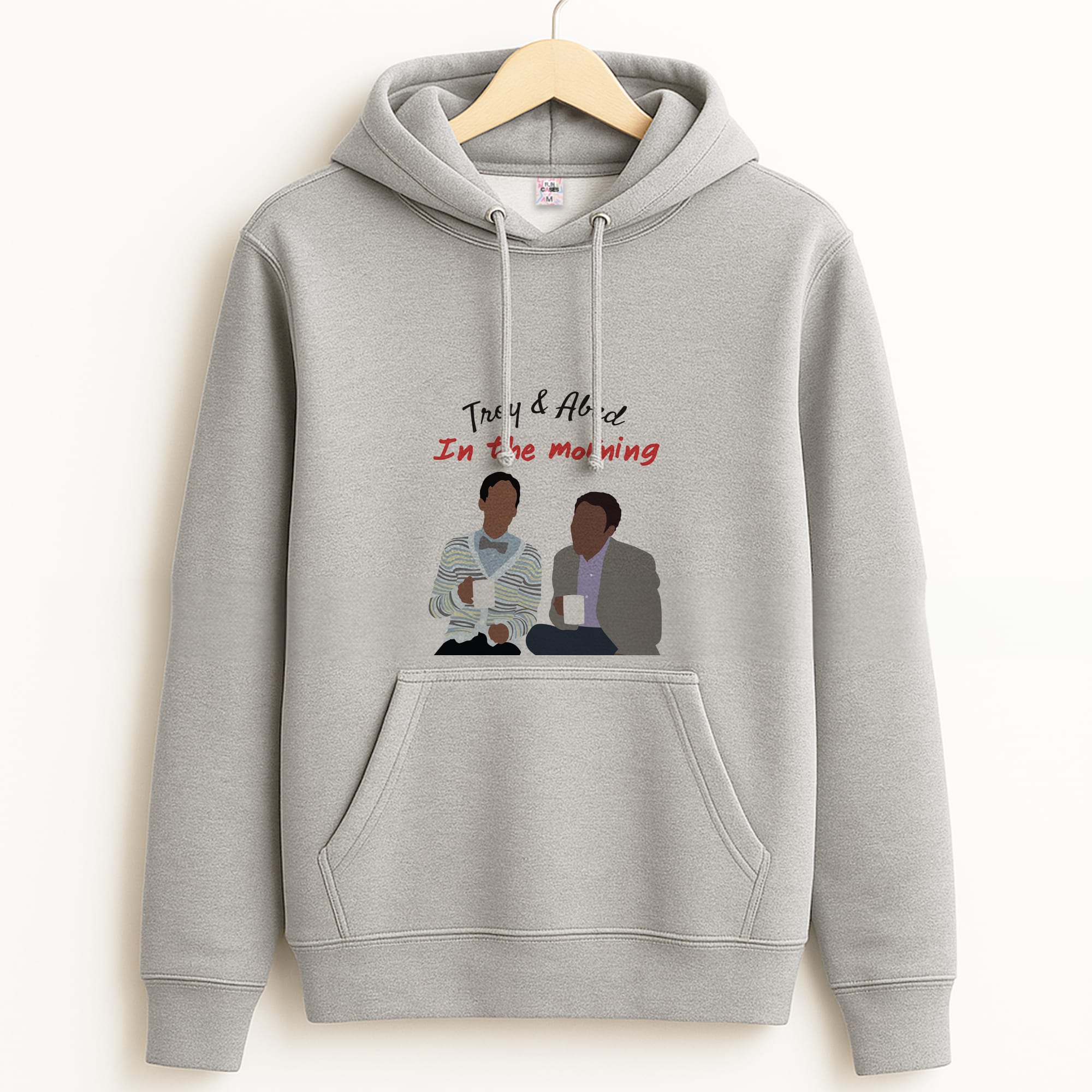 Troy And Abed In The Morning - Community Grey Hoodie