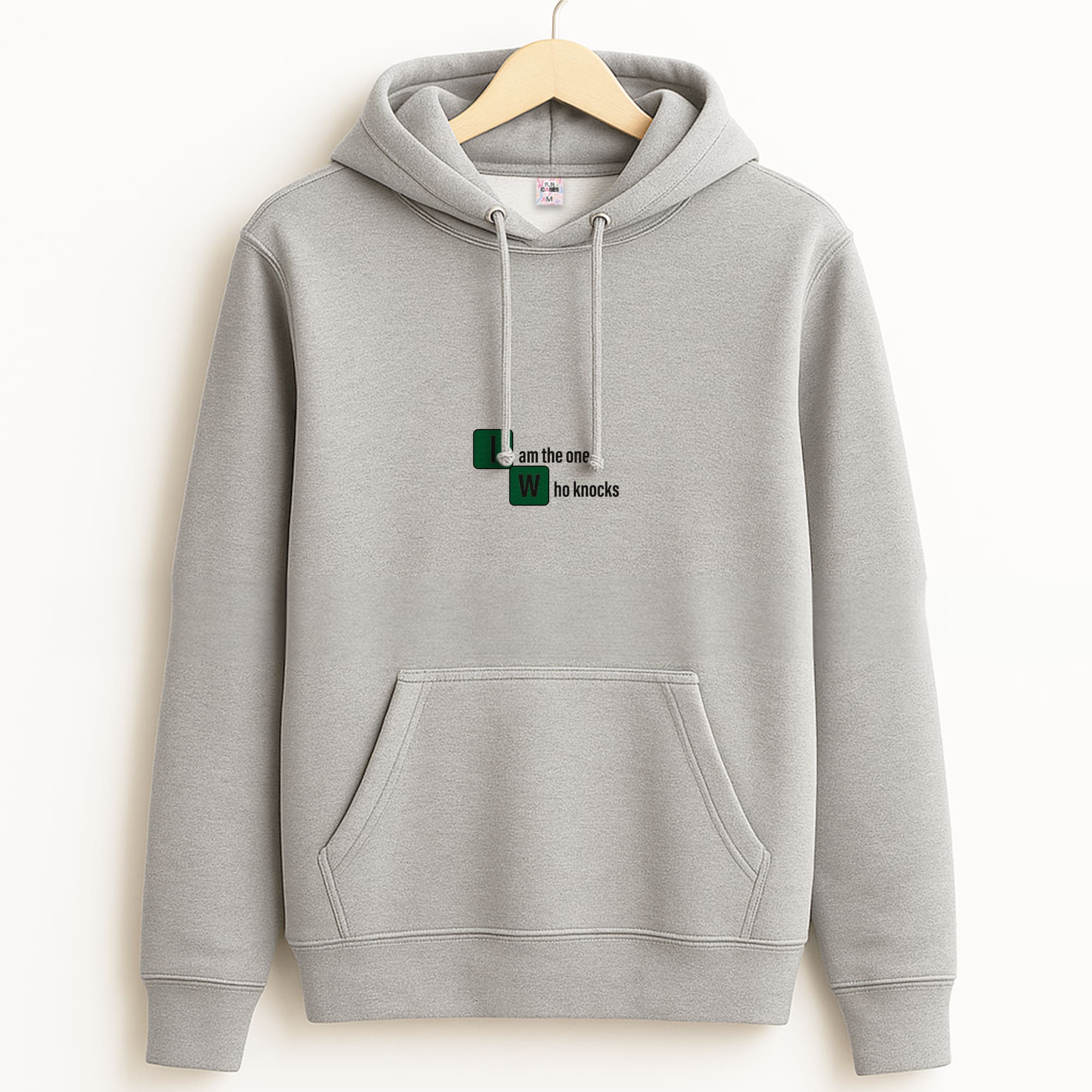 I Am The One Who Knocks Grey Hoodie
