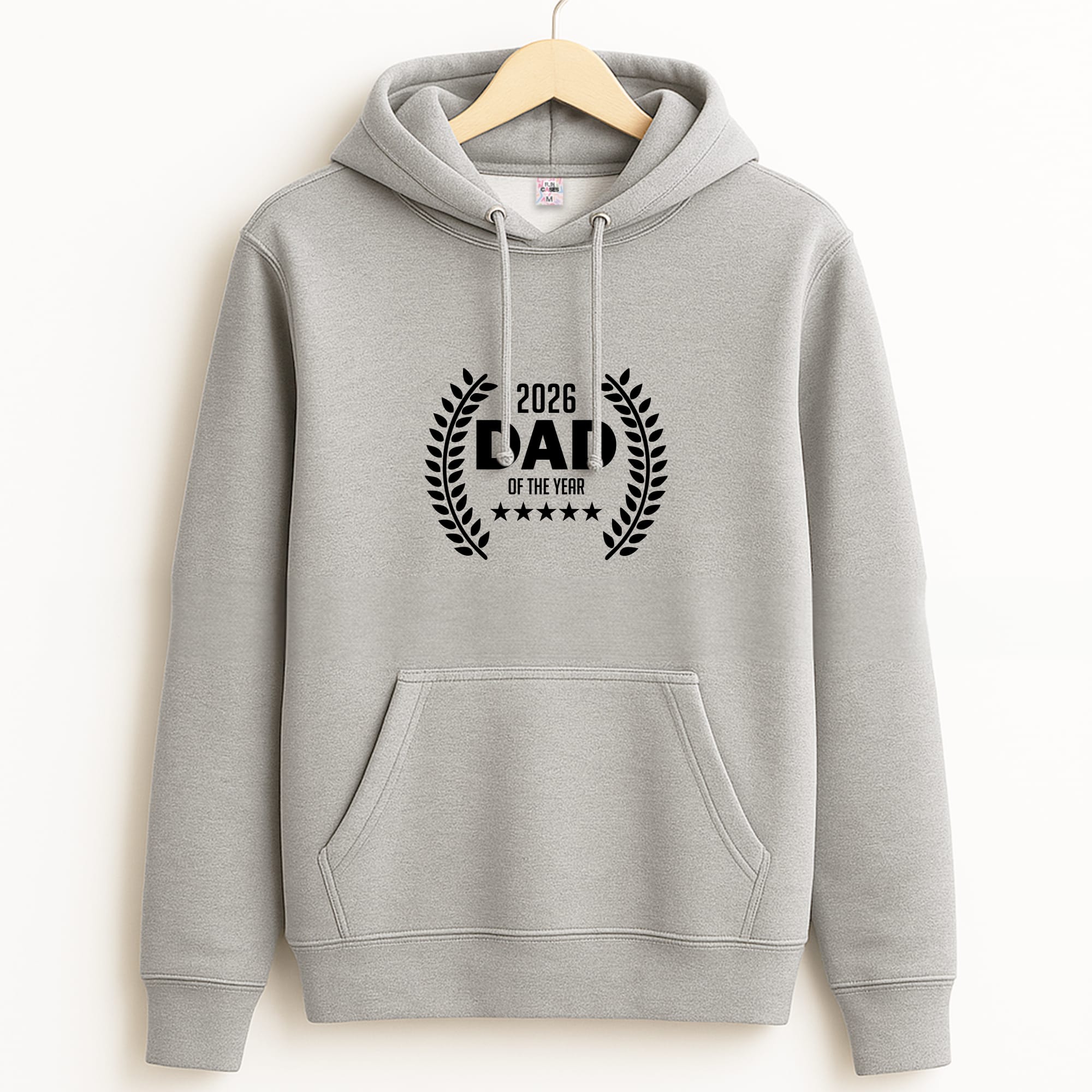 2026 Dad Rating Grey Hoodie