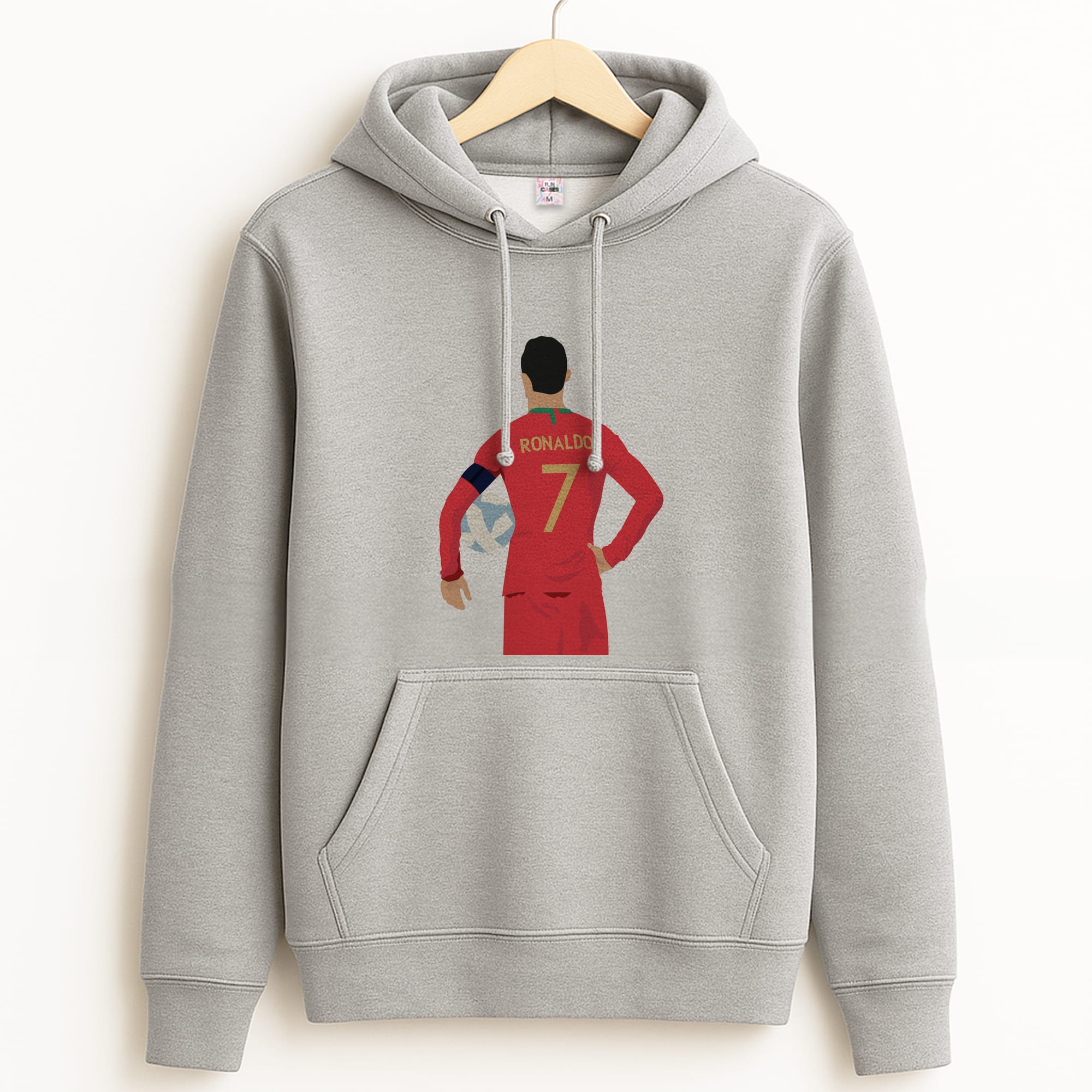Ronaldo - Football Grey Hoodie