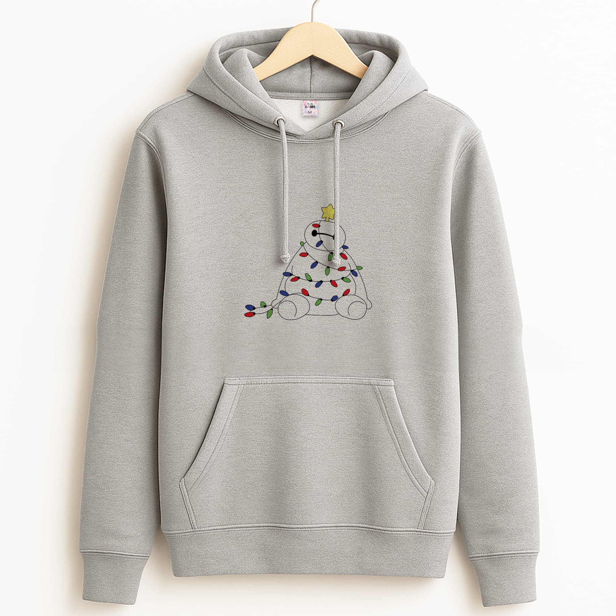 Baymax Christmas Grey Hoodie