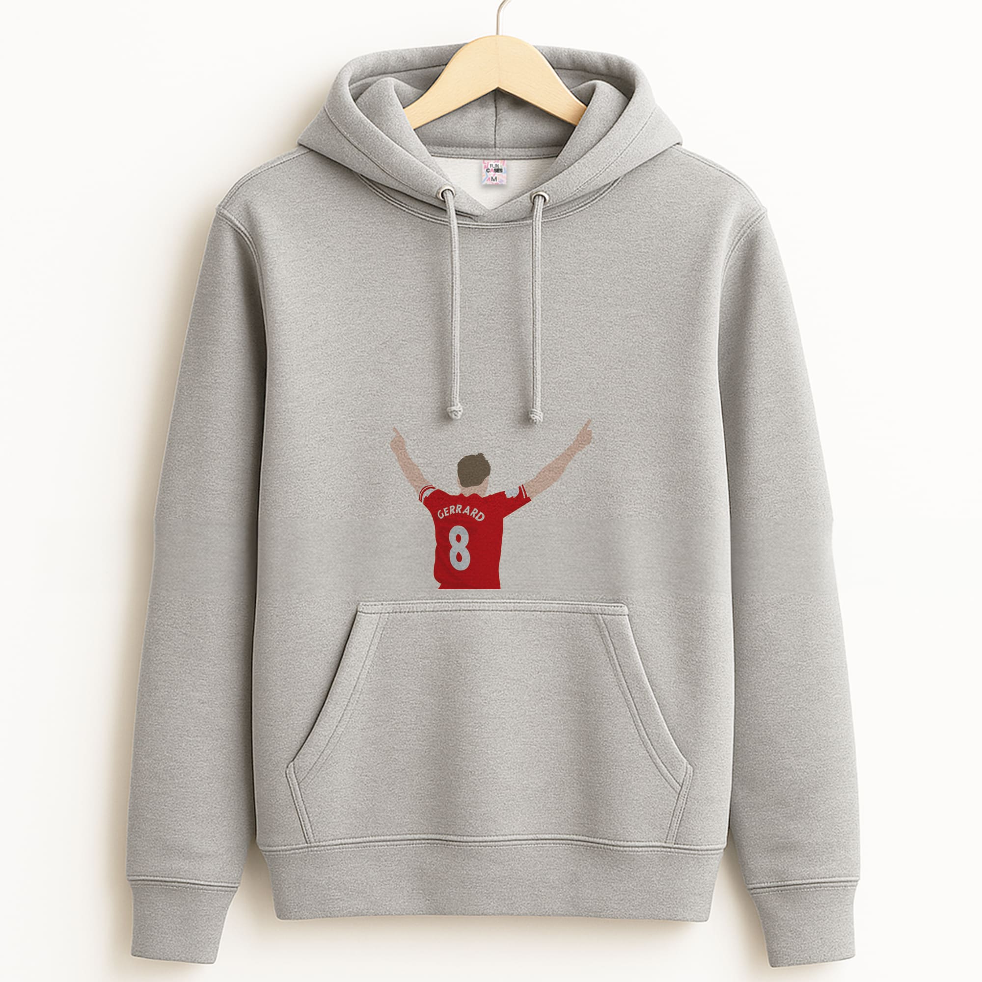 Gerrard - Football Grey Hoodie