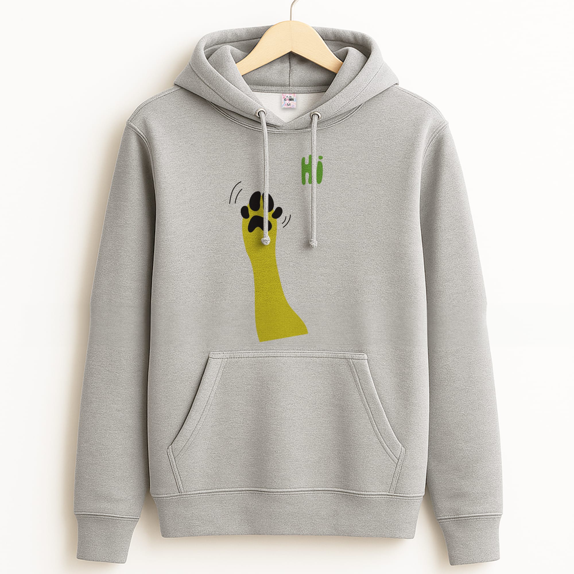Hi - Dog Patterns Hoodie