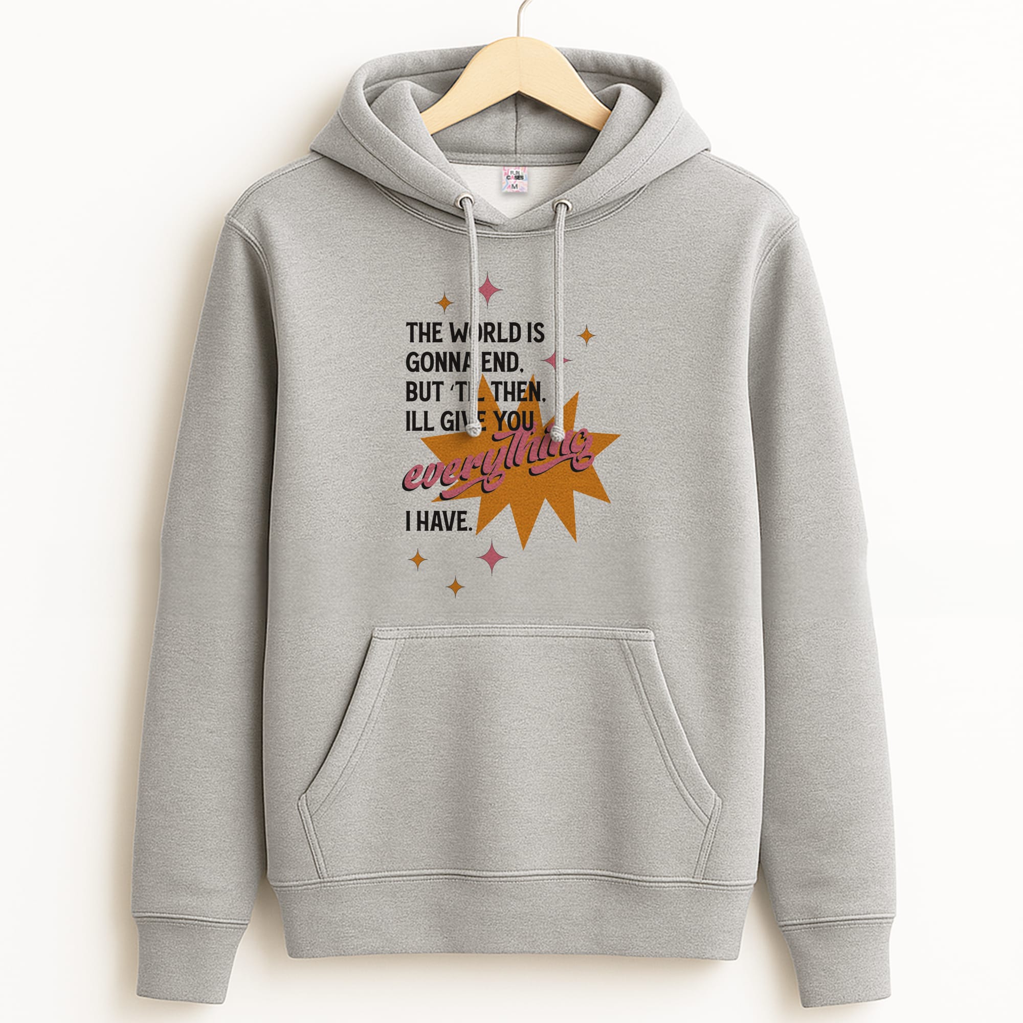 The World Is Gonna End - Fender Grey Hoodie
