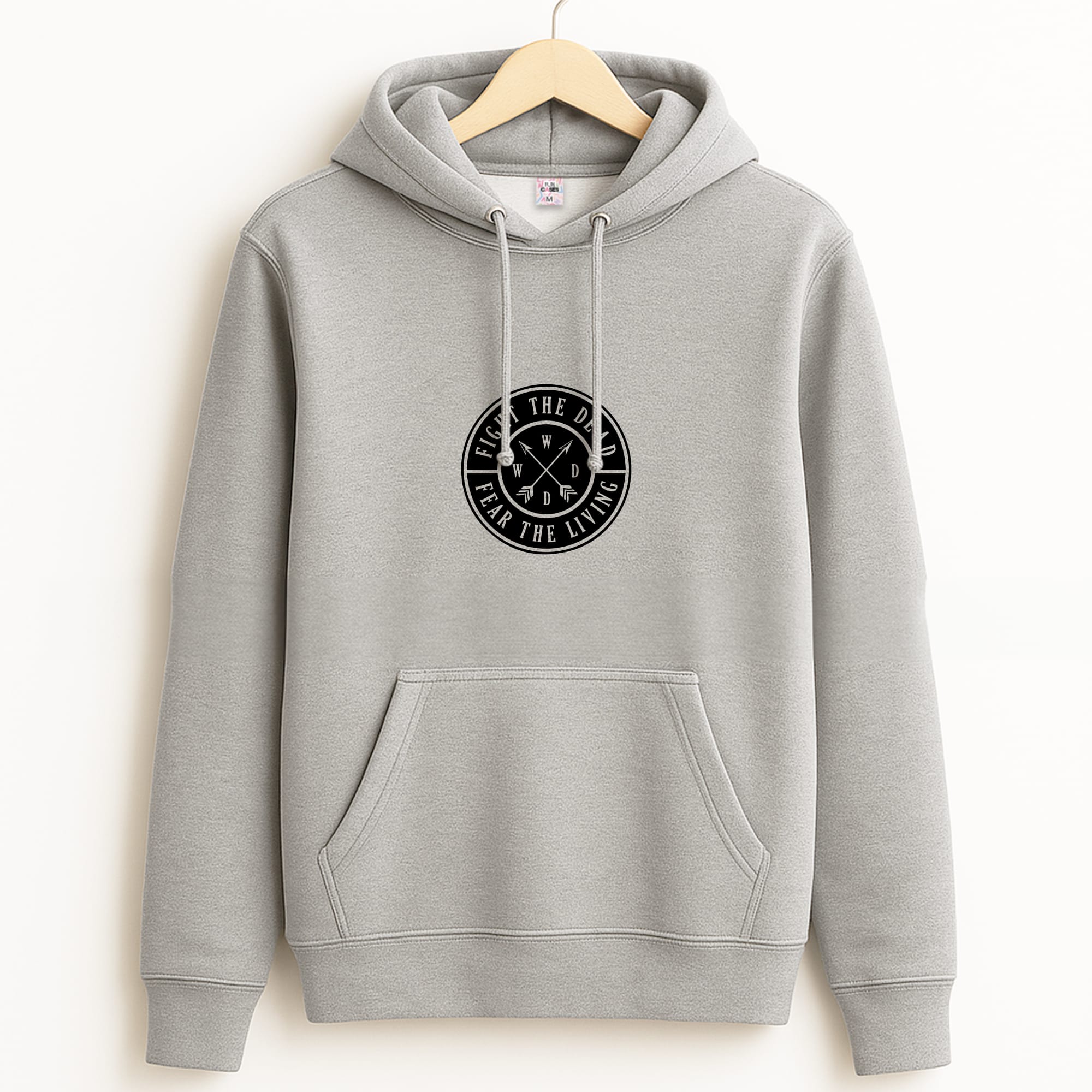 Fight The Dead, Fear The Living - TWD Grey Hoodie