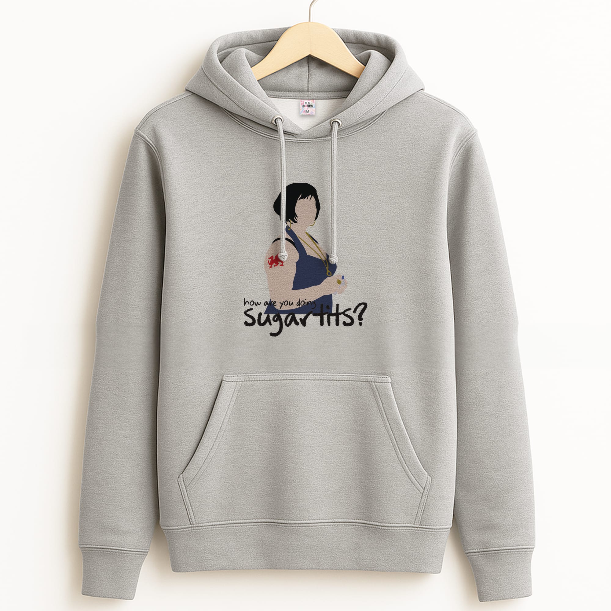 How You Doing? Grey Hoodie