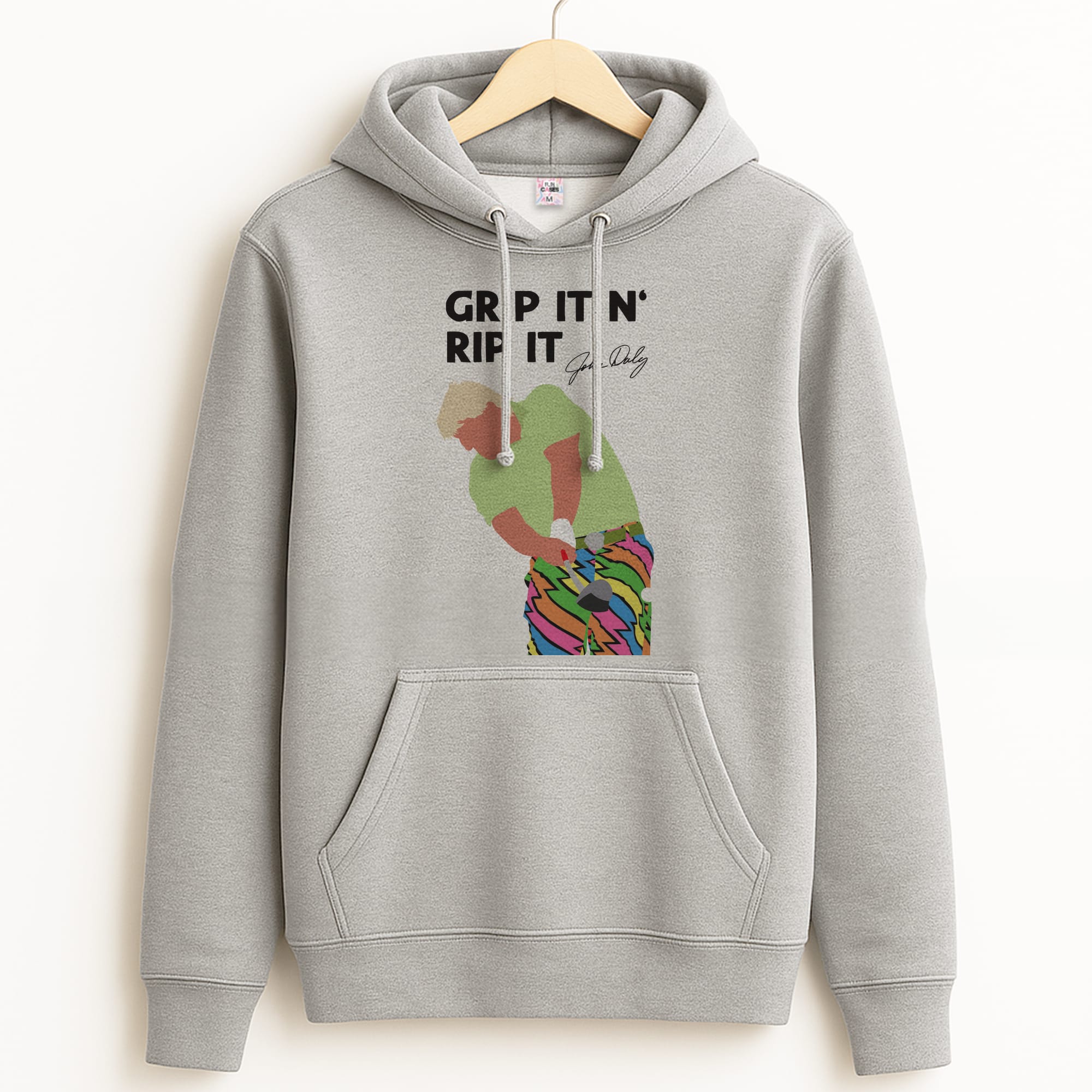 Grip It N Rip It Grey Hoodie