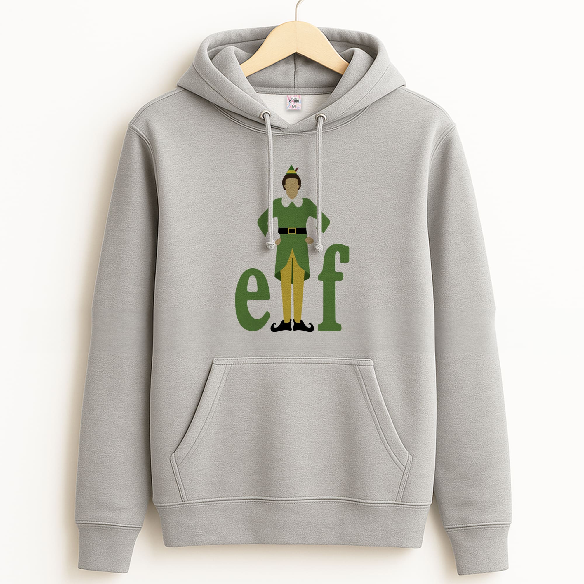 Elf Logo Grey Hoodie