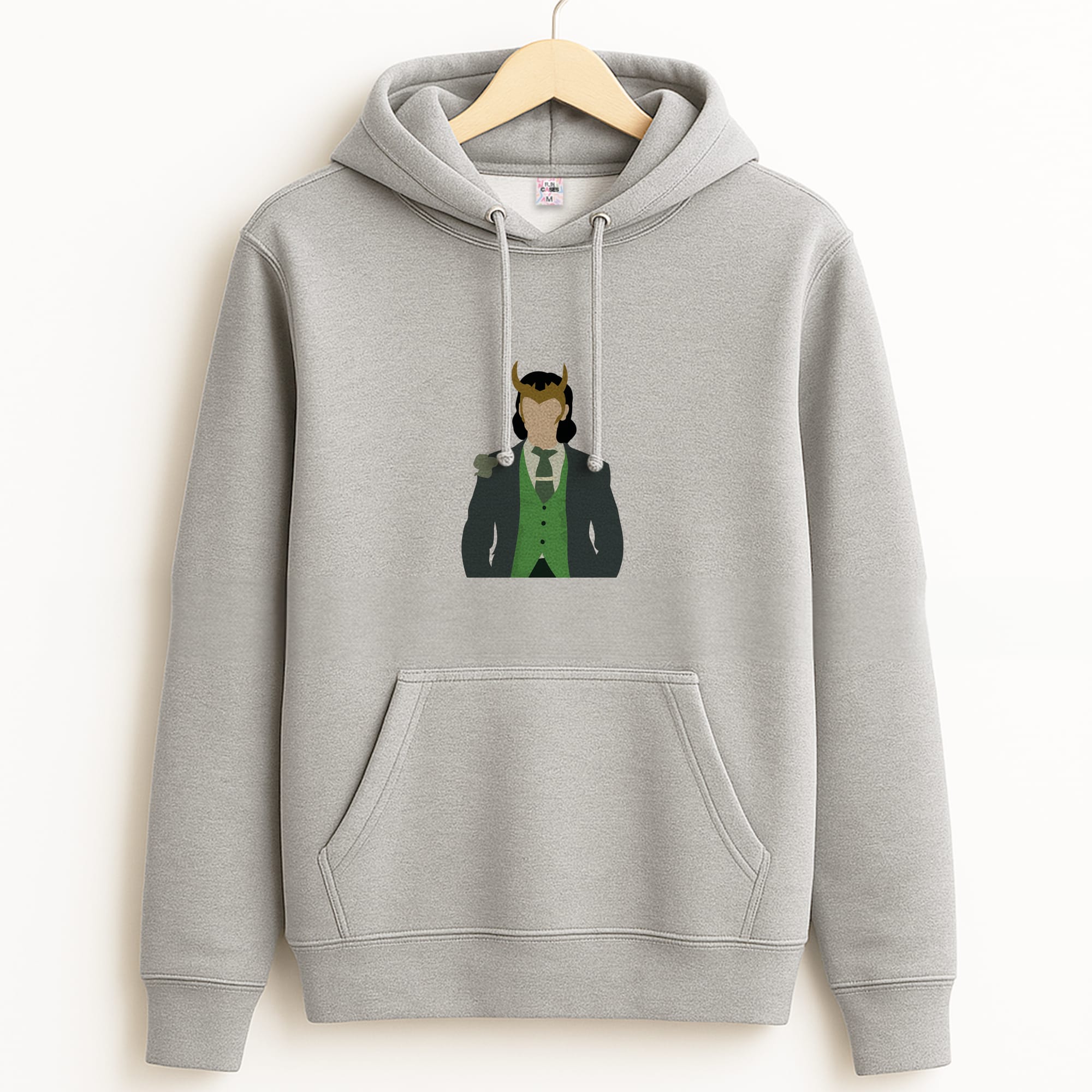 With Horns Grey Hoodie