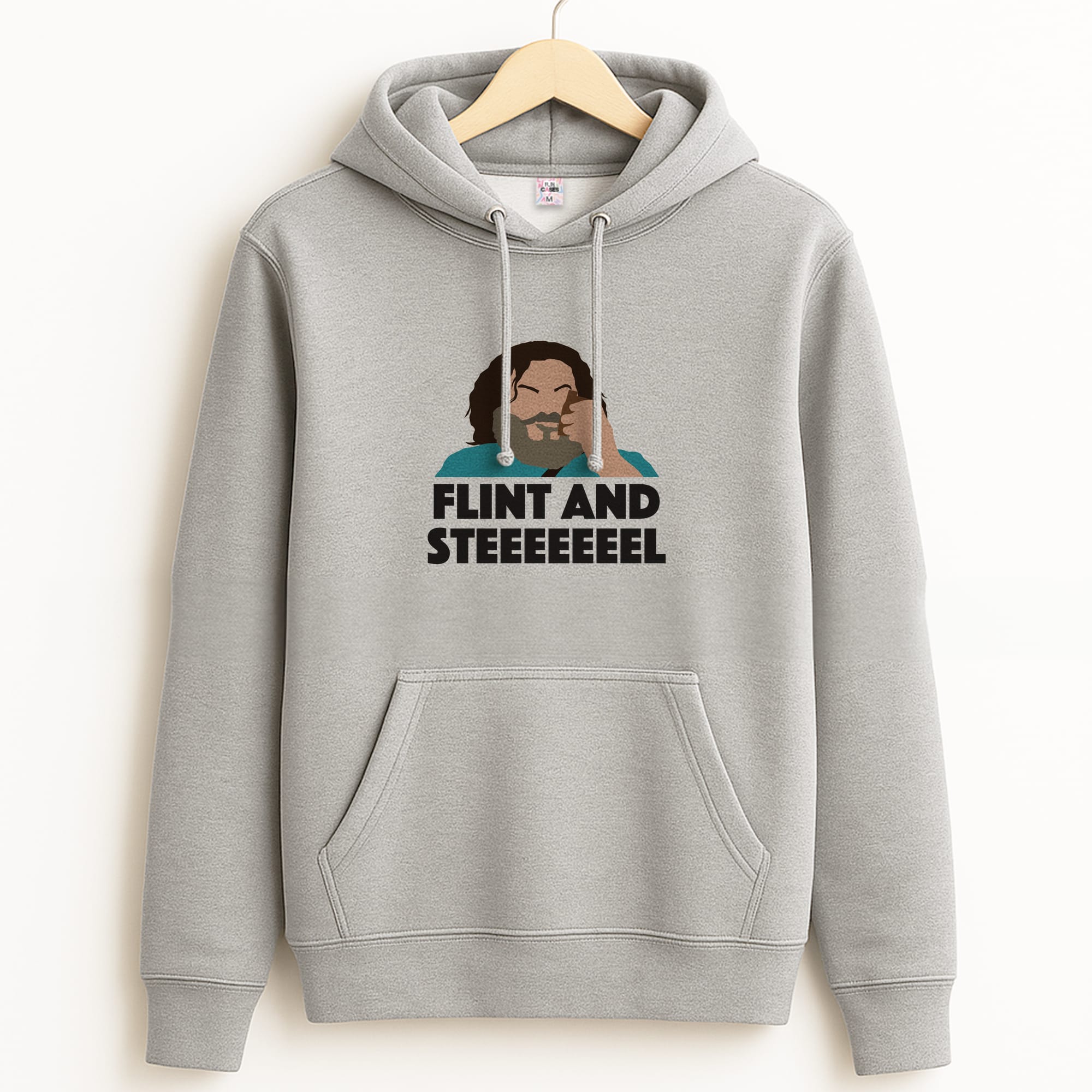Flint And Steel Grey Hoodie