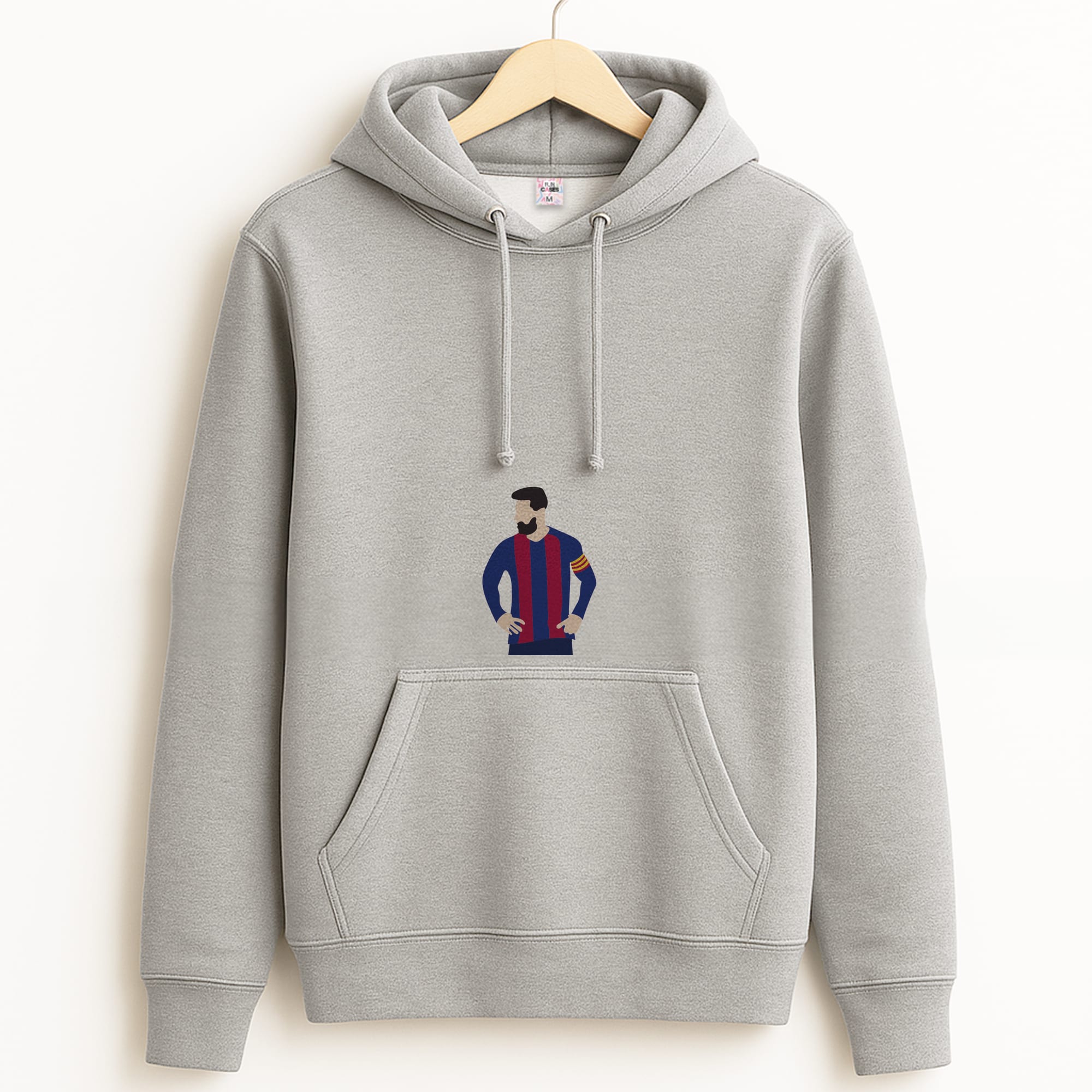 Messi Barca Grey Hoodie
