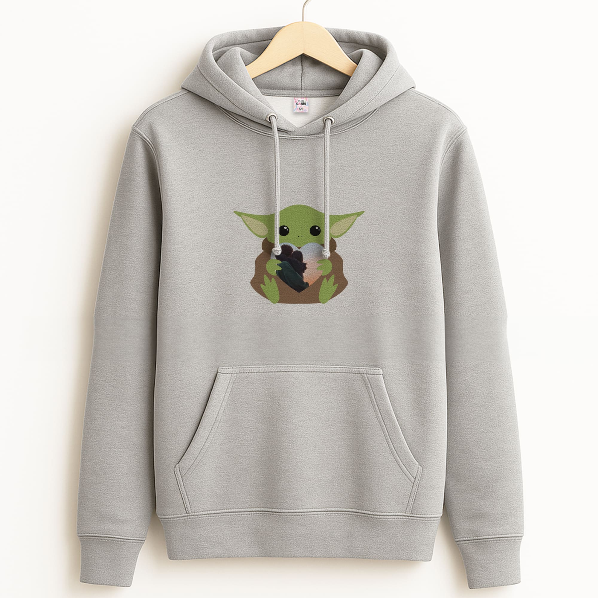Baby Yoda - Personalised Couples Hoodie