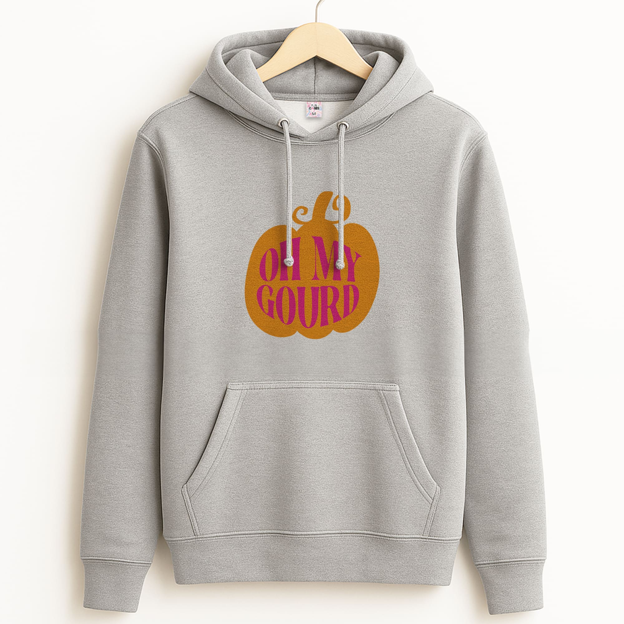 Oh My Gourd Grey Hoodie