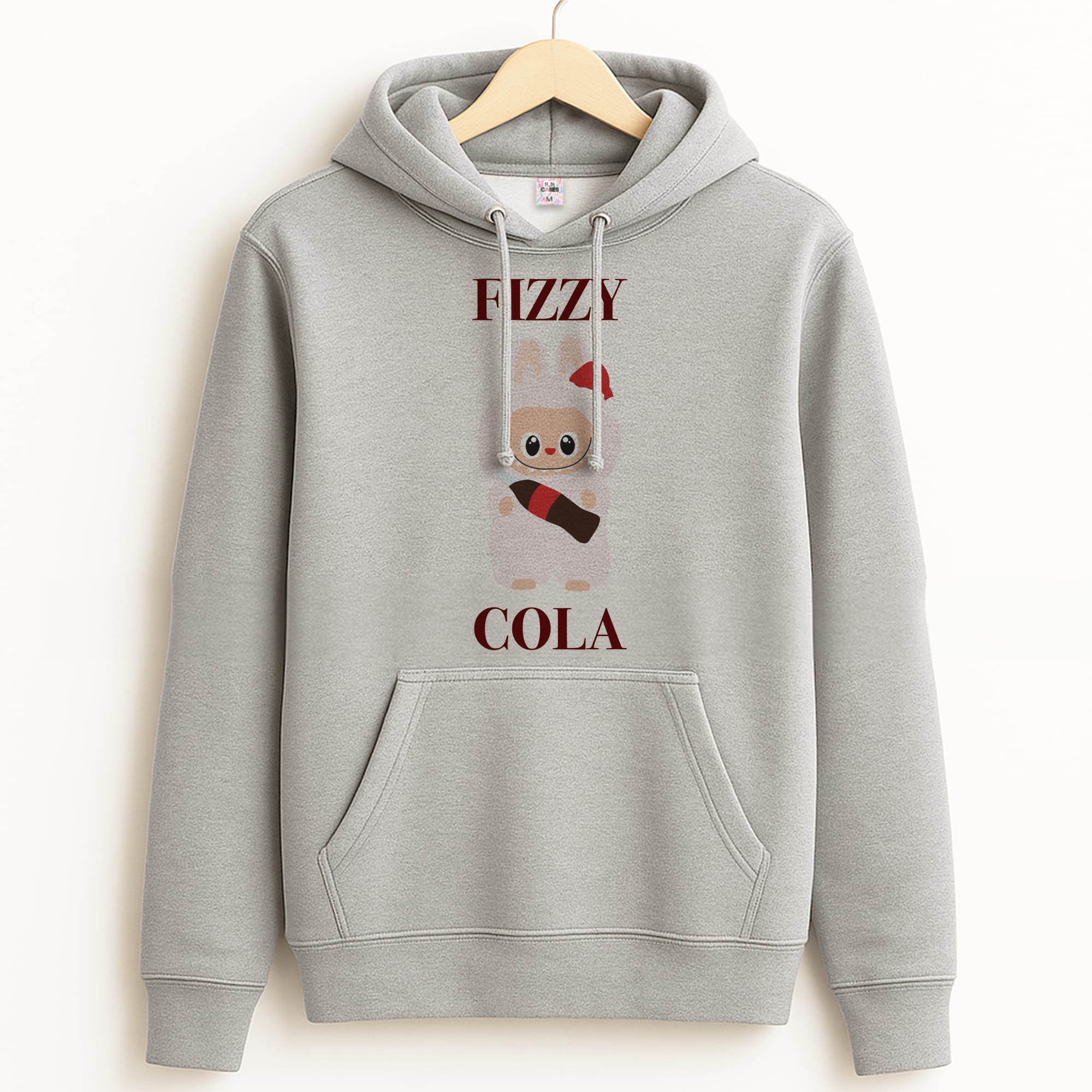 Fizzy Cola Monster Grey Hoodie