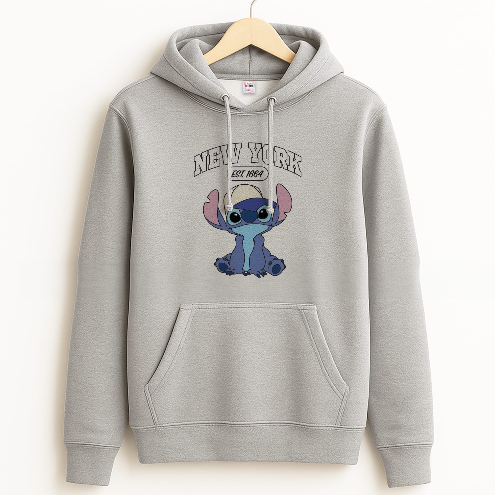 New York Blue Alien Grey Hoodie