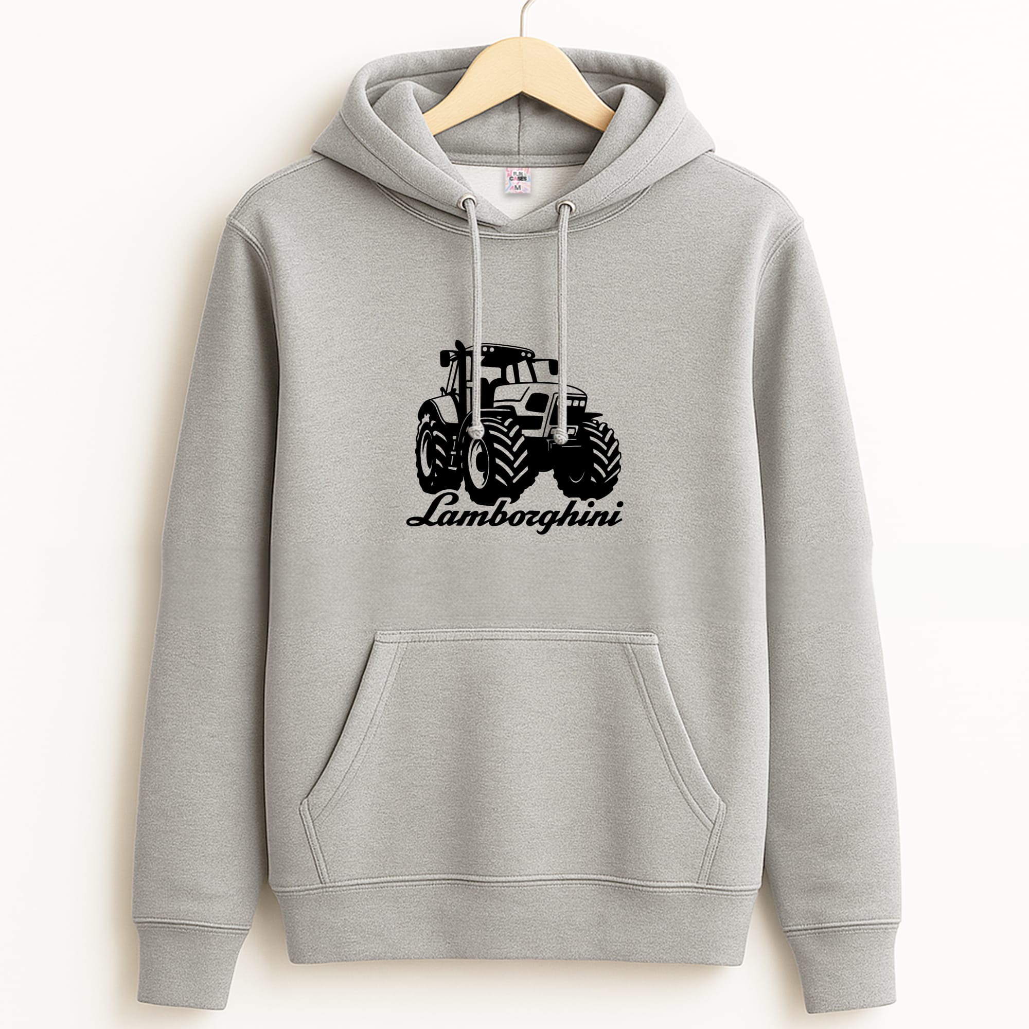 Lambo Tractor Grey Hoodie