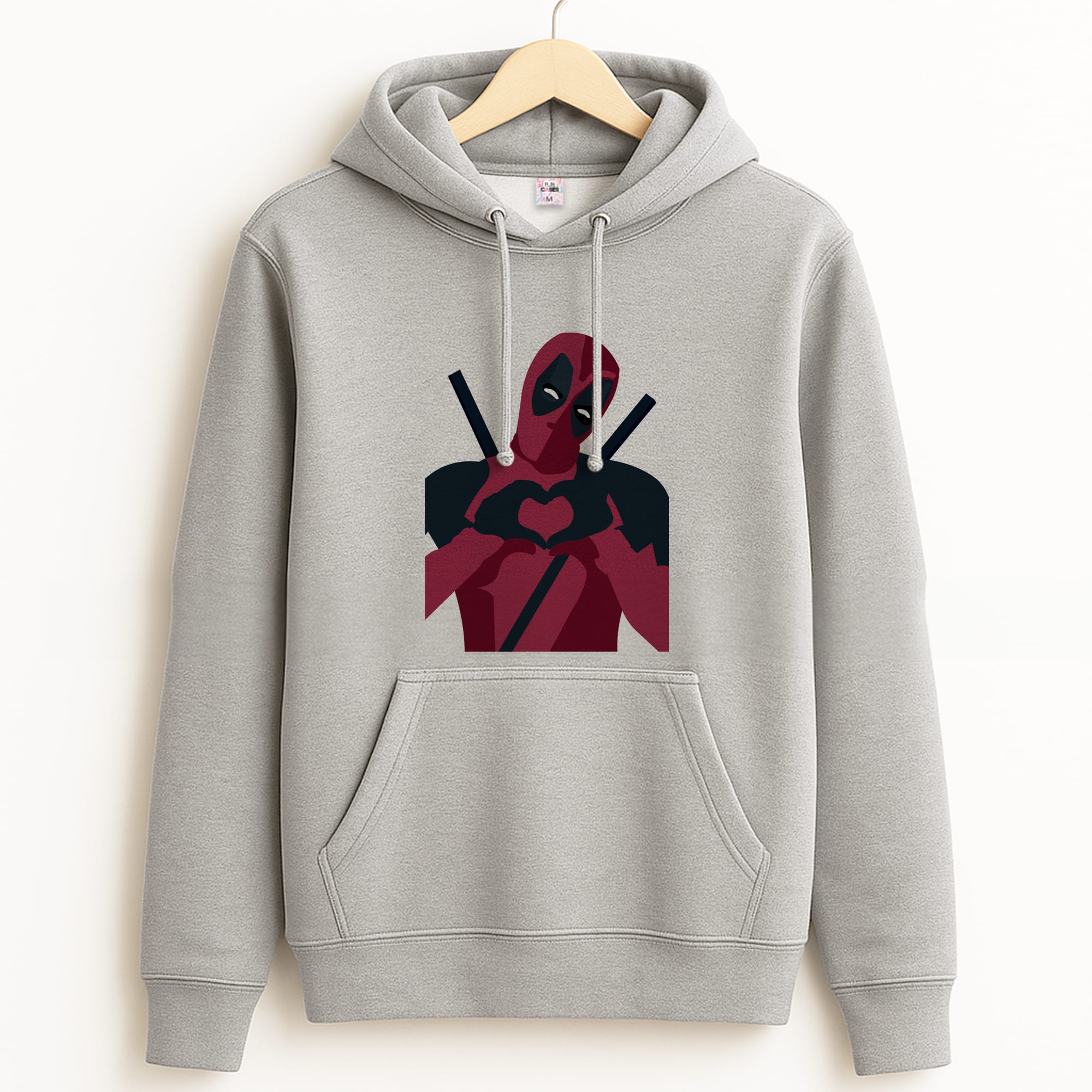 DP heart Grey Hoodie
