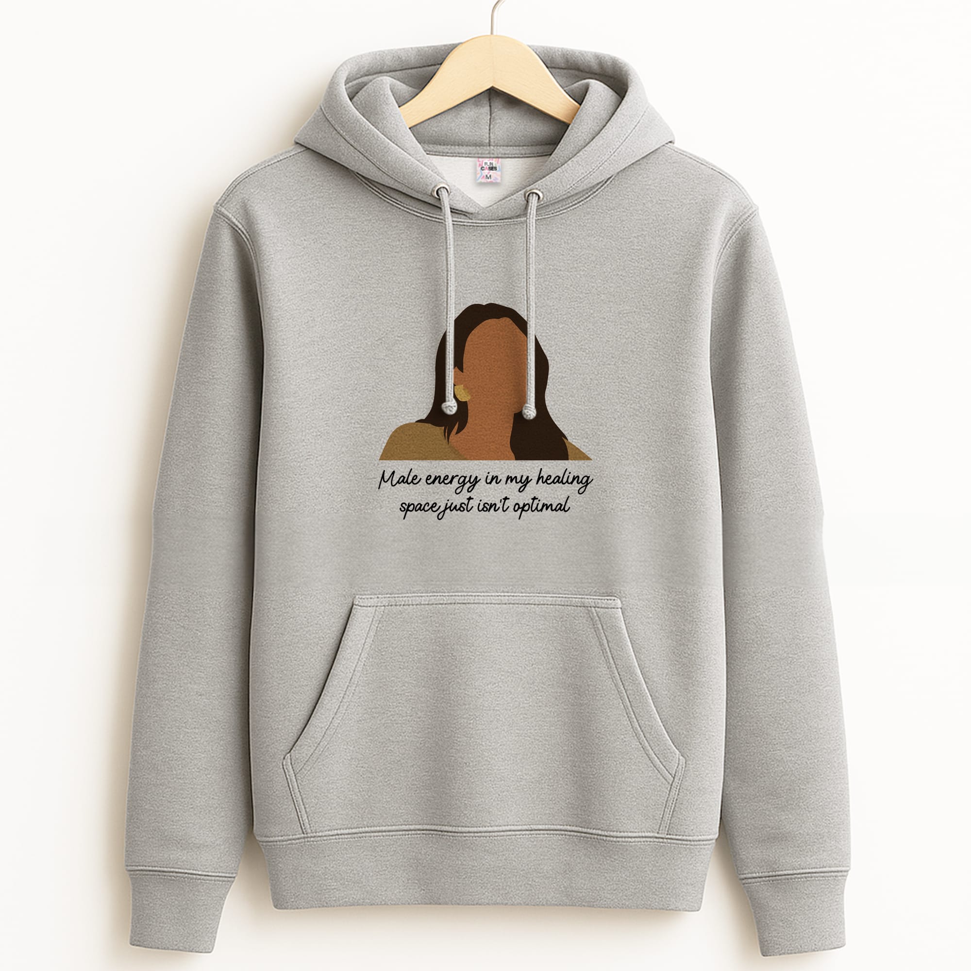 Male Energy Grey Hoodie