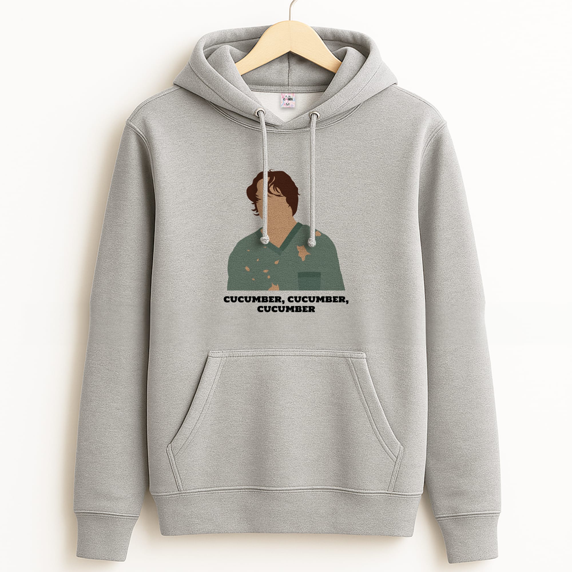 Cucumber, Cucumber, Cucumber Grey Hoodie