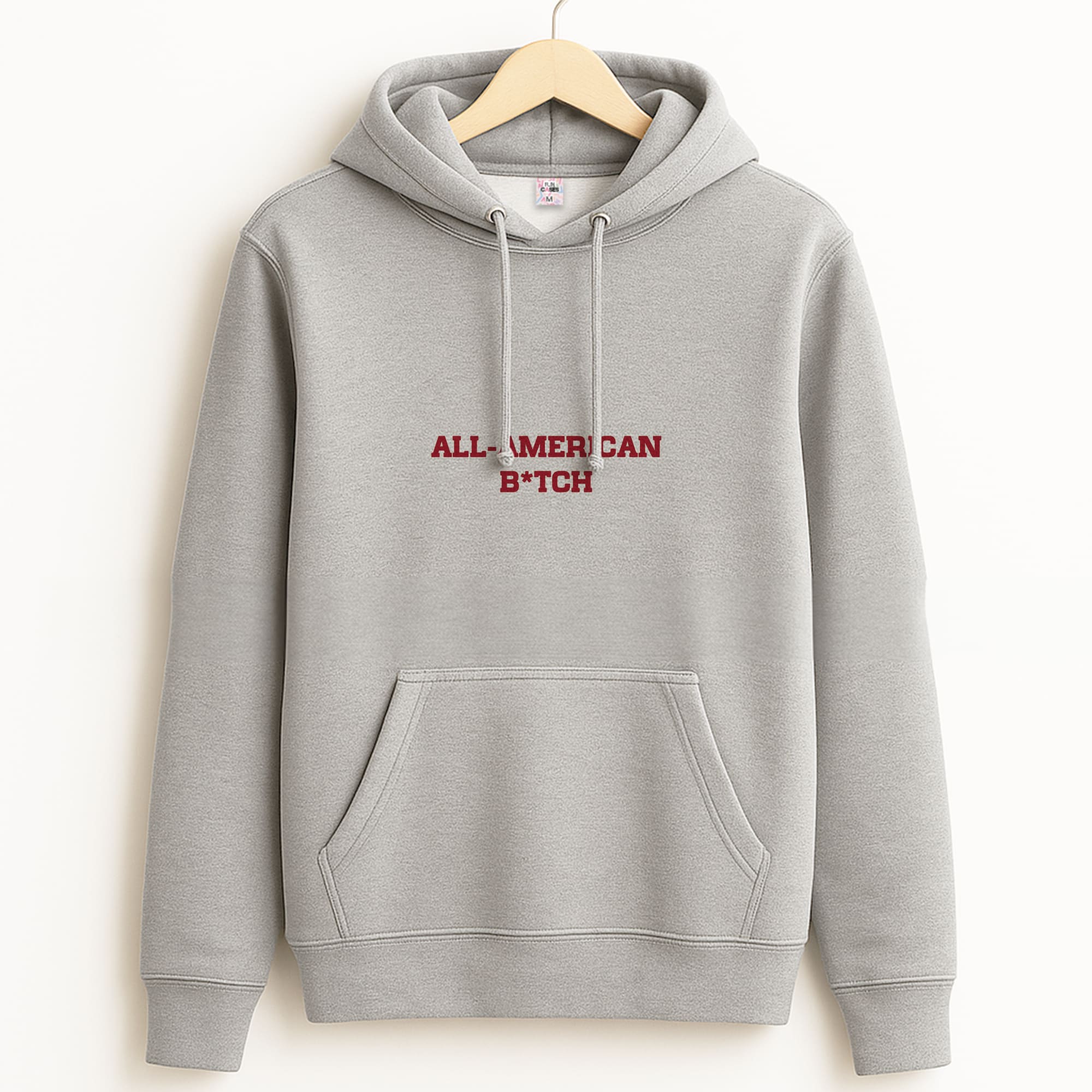 All American B*tch - Olivia Grey Hoodie