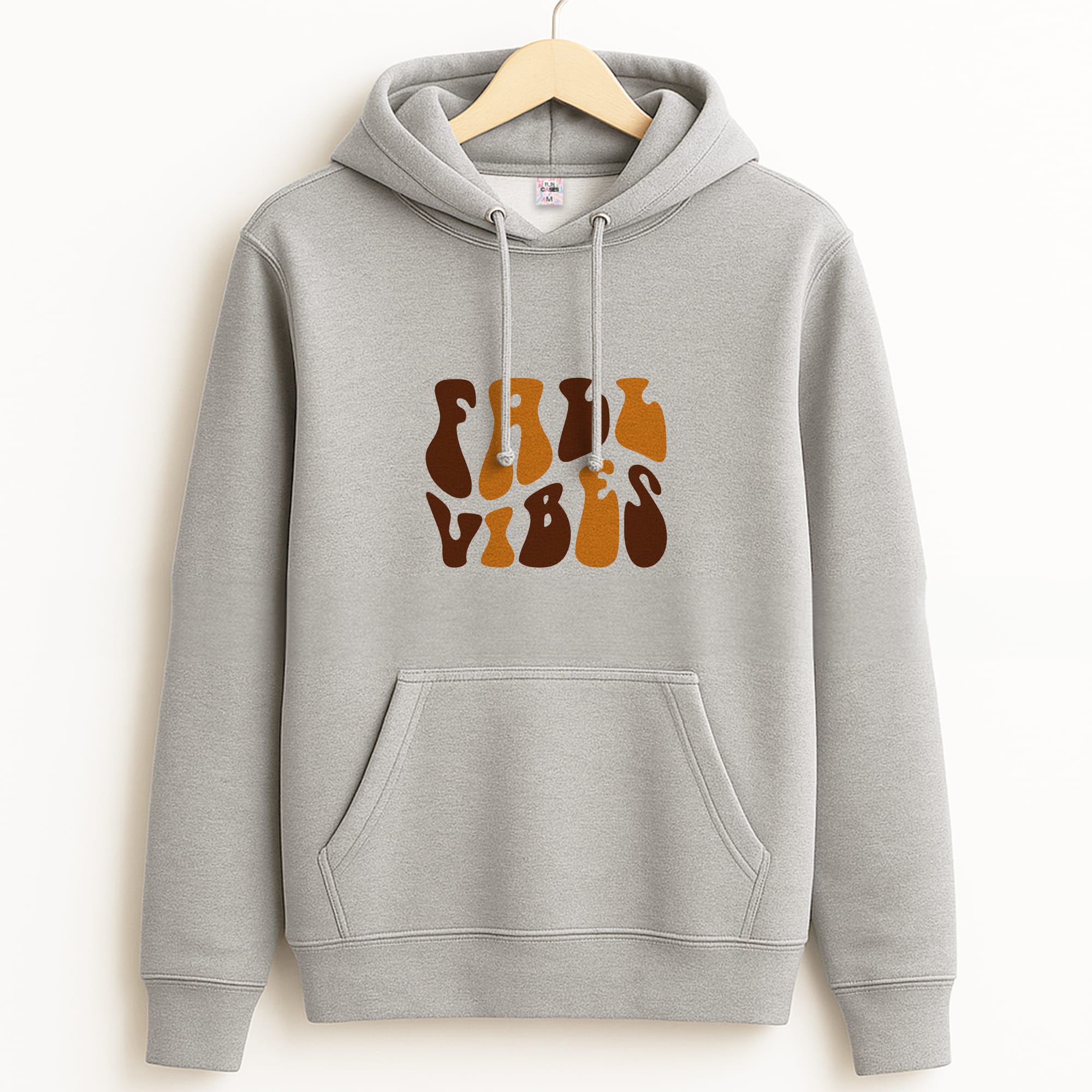 Fall Vibes Grey Hoodie
