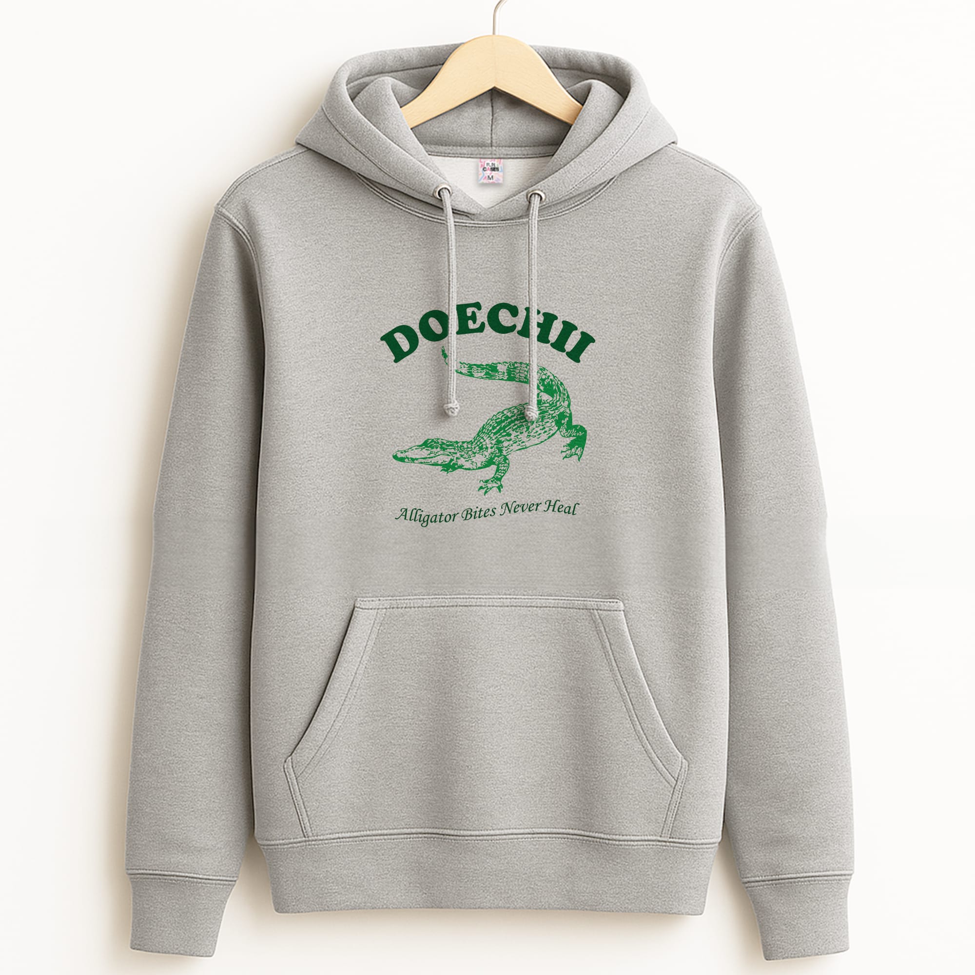 Alligator Bites Never Heal Collage Grey Hoodie