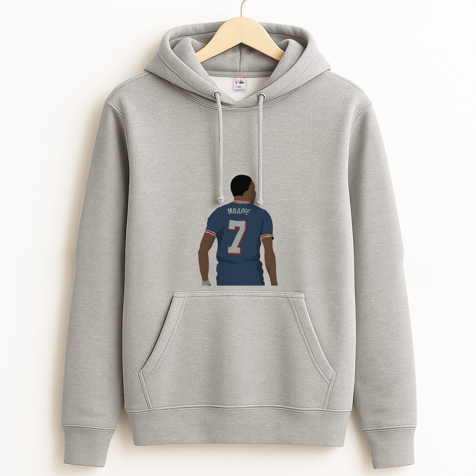 Mbappe - Football Grey Hoodie