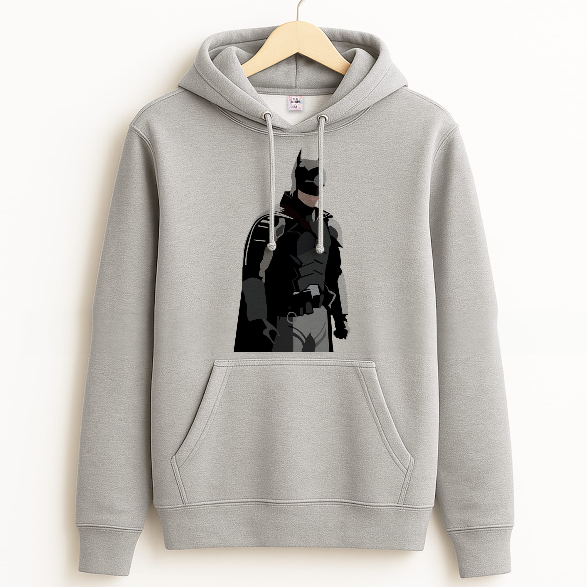 Black Bat Superhero Grey Hoodie