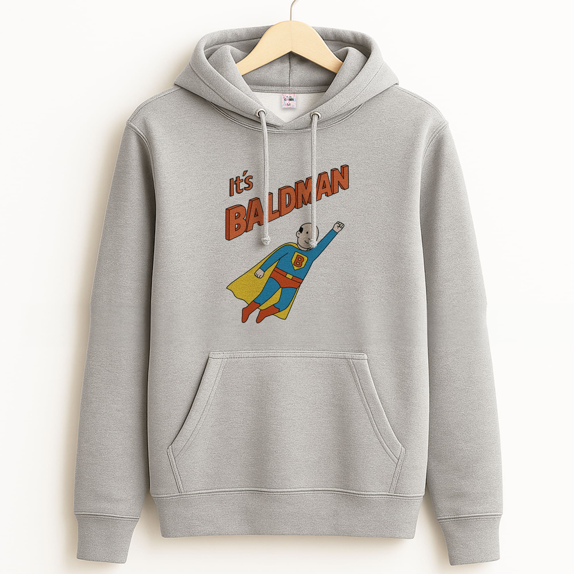 It's Baldman - Father's Day Grey Hoodie