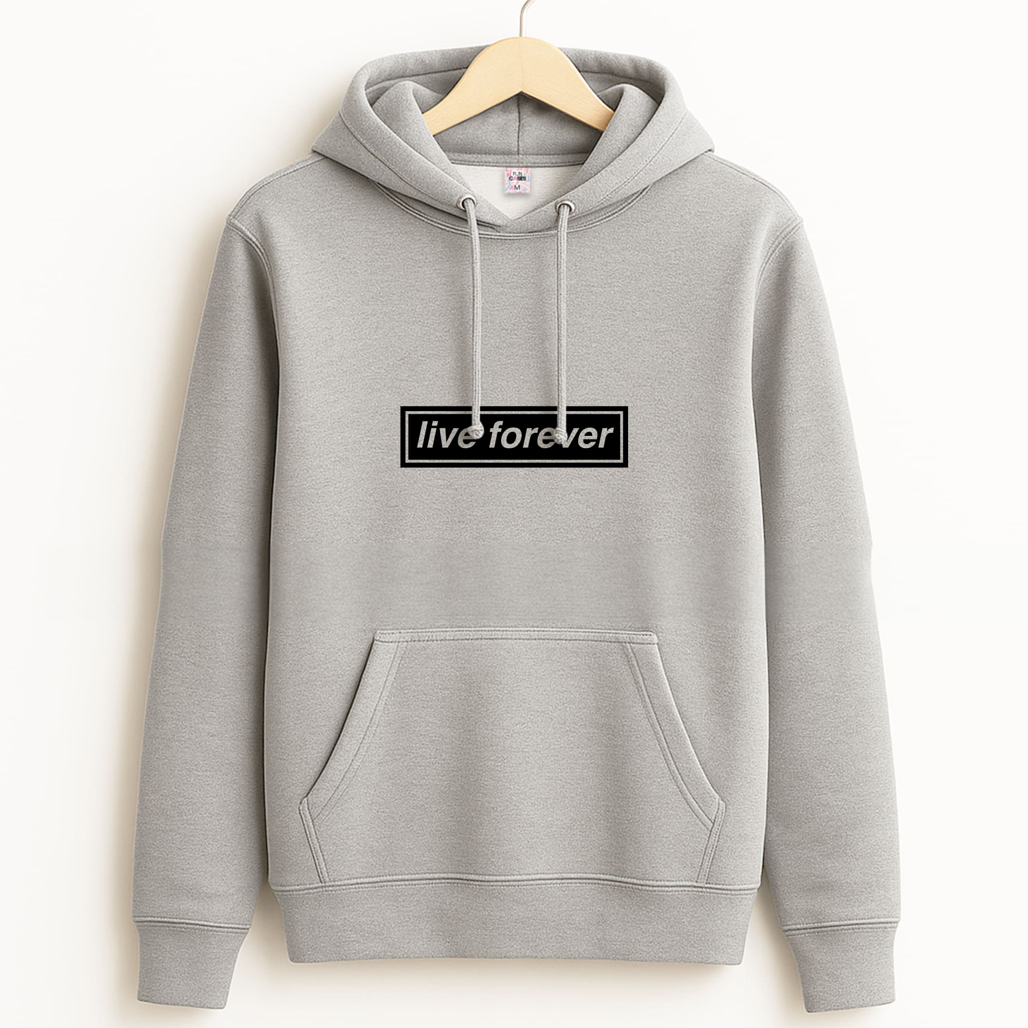 Live Forever Grey Hoodie