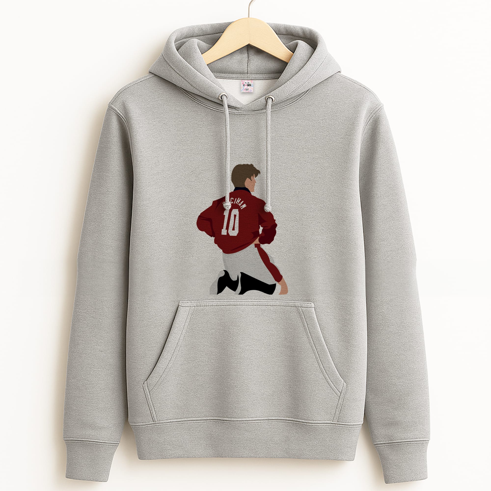 Beckham - Football Grey Hoodie