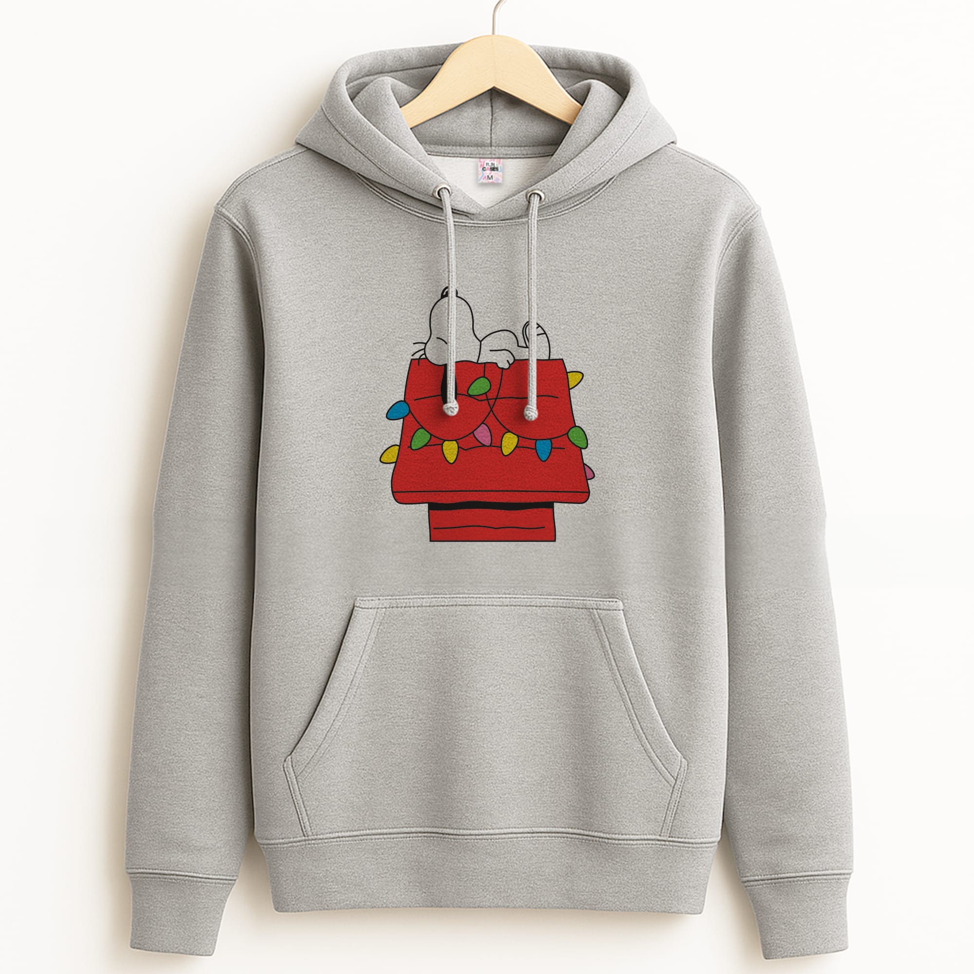 Cartoon Beagle Fairylights Hoodie