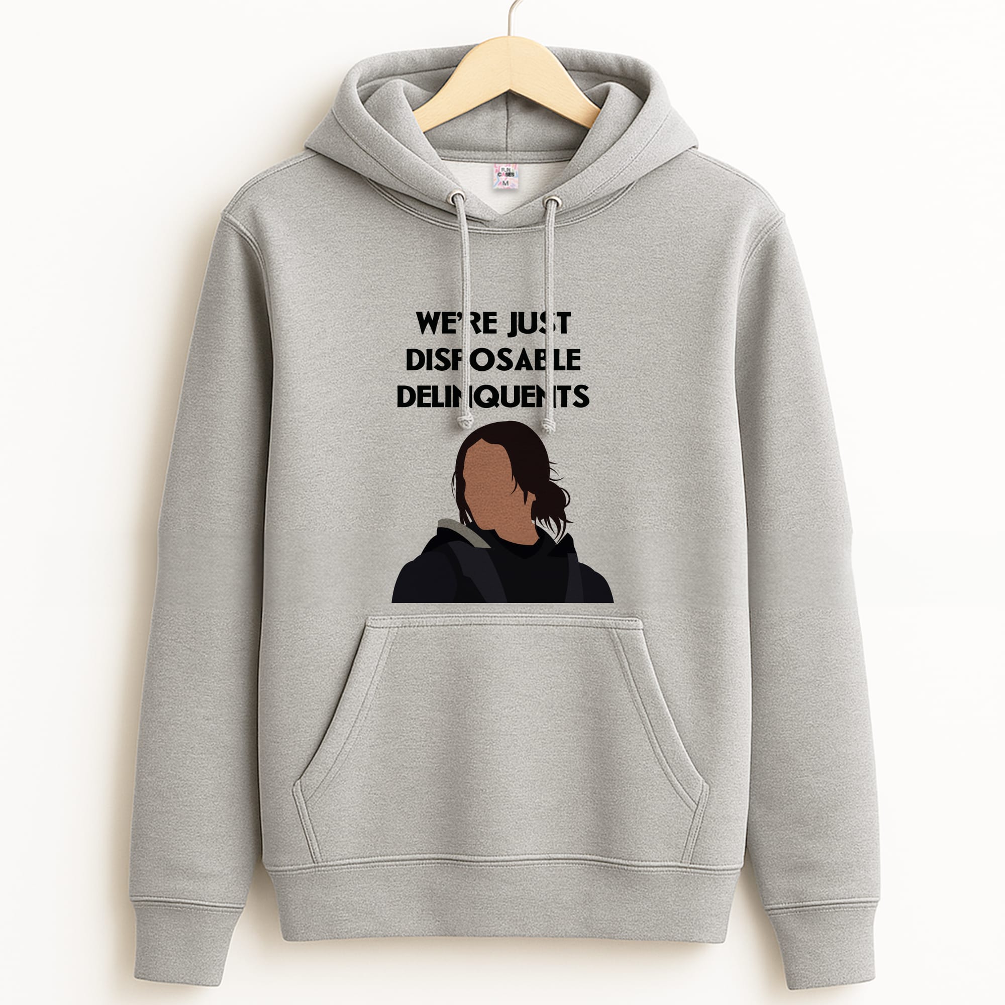 Disposable Delinquents Grey Hoodie
