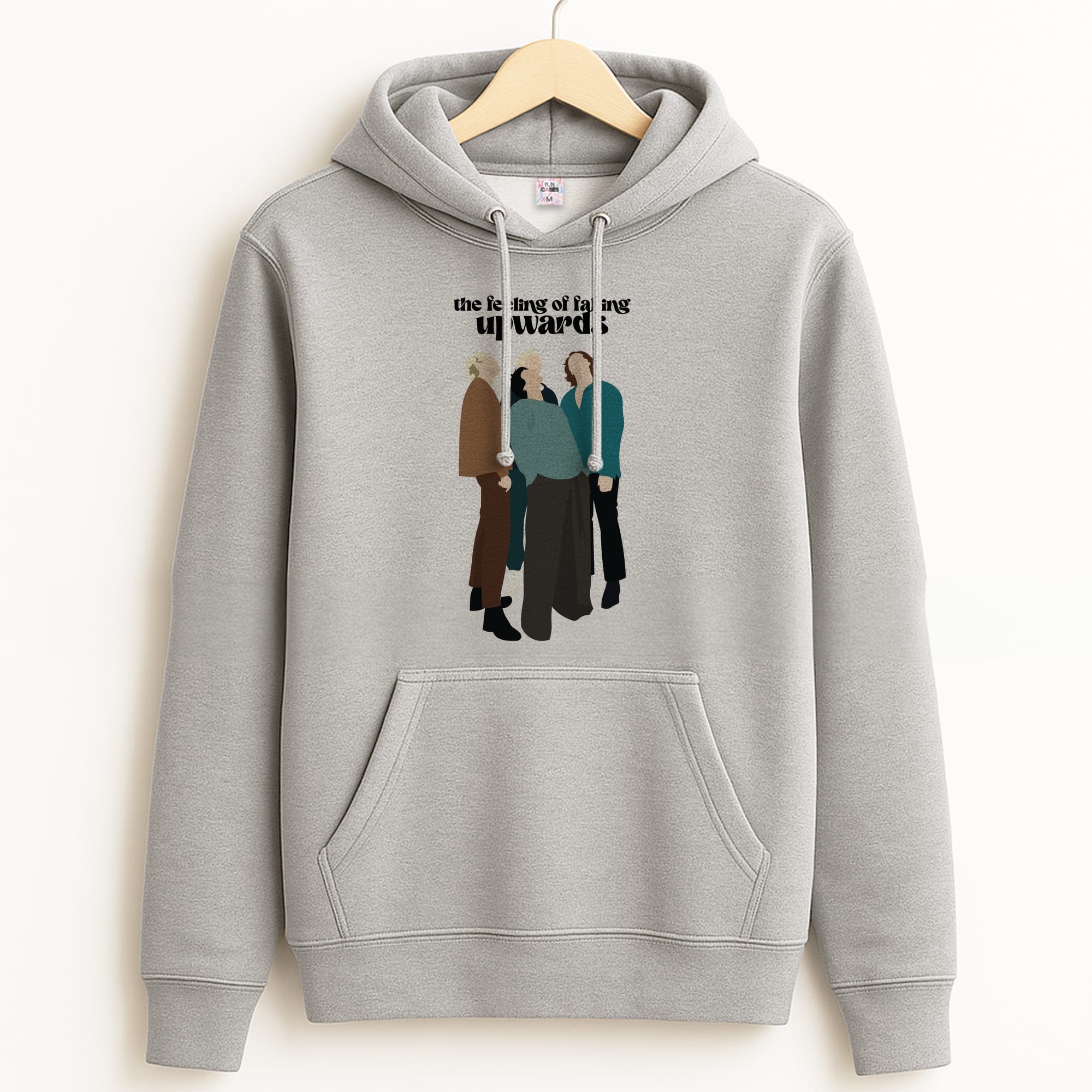 The Feeling Of Falling Upwards Grey Hoodie