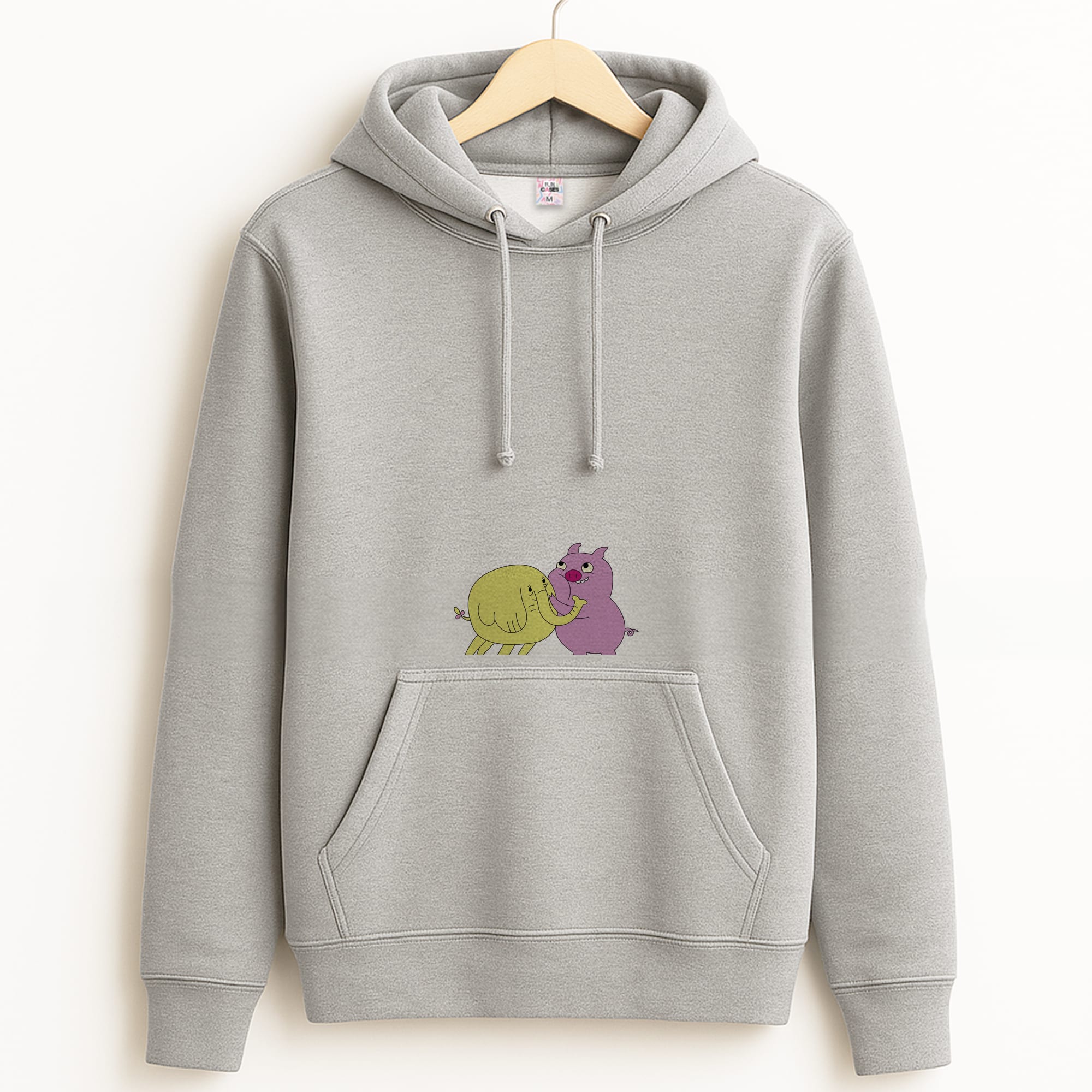 Tree Trunks Grey Hoodie