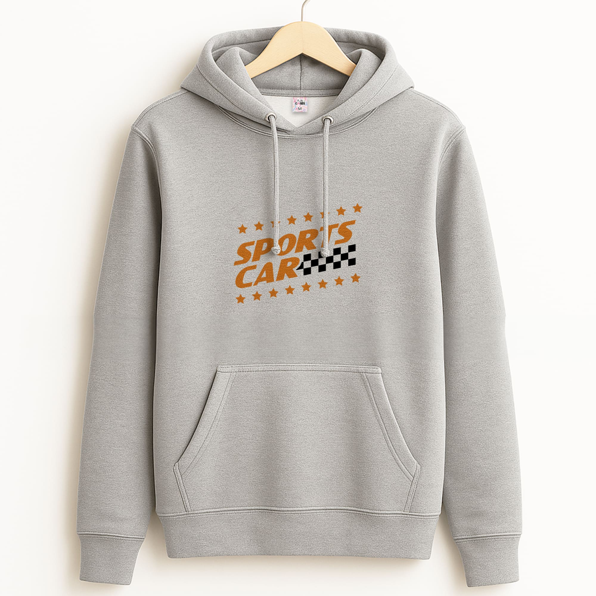 Sports Car Grey Hoodie