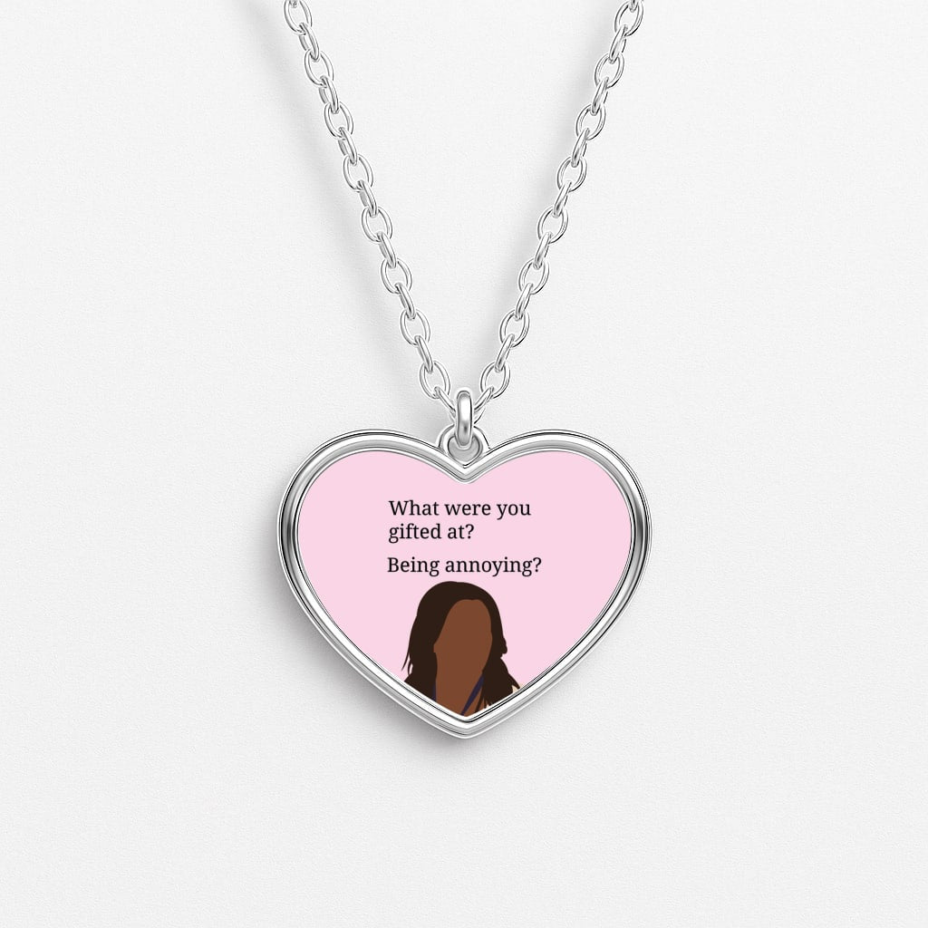 Gifted At Being Annoying Heart Necklace