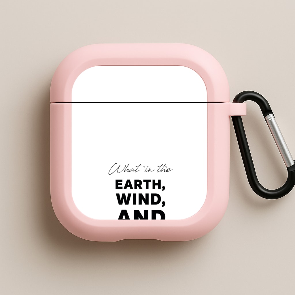 What In The Earth, Wind And Fire Pink AirPods Case