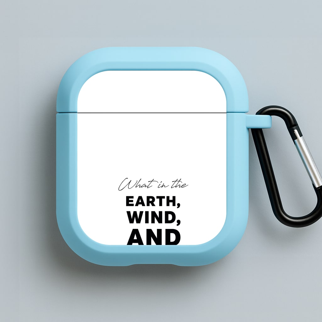 What In The Earth, Wind And Fire Blue AirPods Case