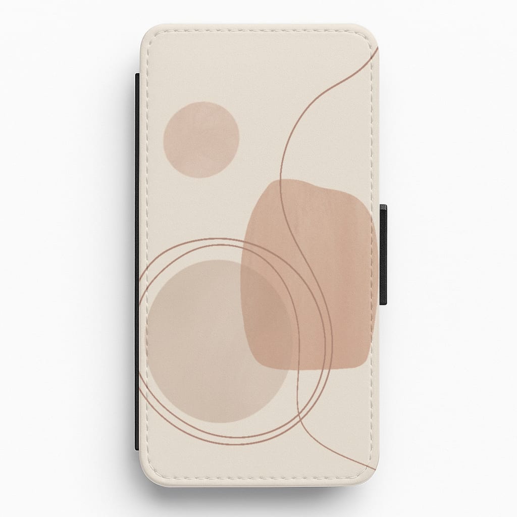 Abstract Pattern V Flip / Wallet Phone Case