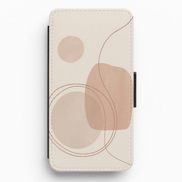 Abstract Pattern V Flip / Wallet Phone Case