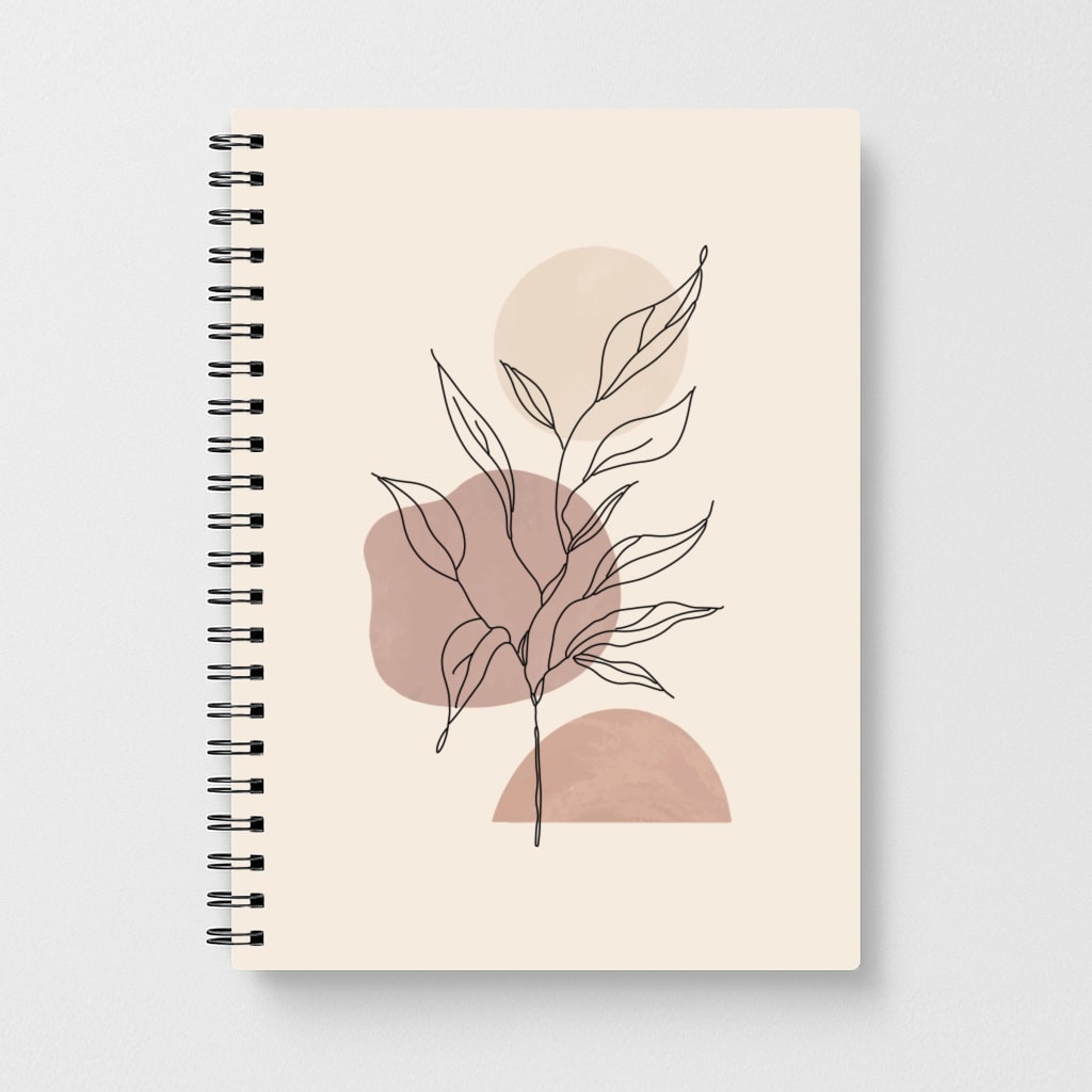 Abstract Pattern X Notebook