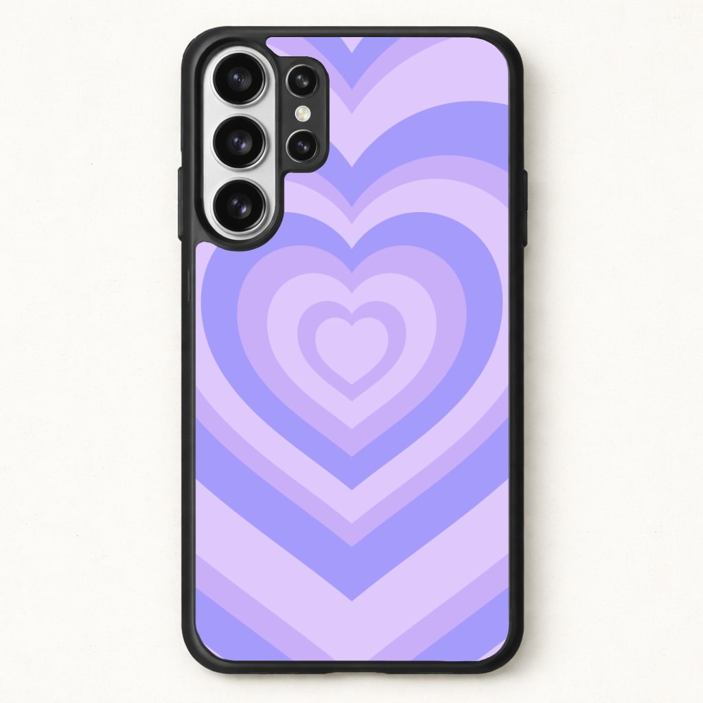 Purple - Colourful Hearts Phone Case for Galaxy S26 Ultra